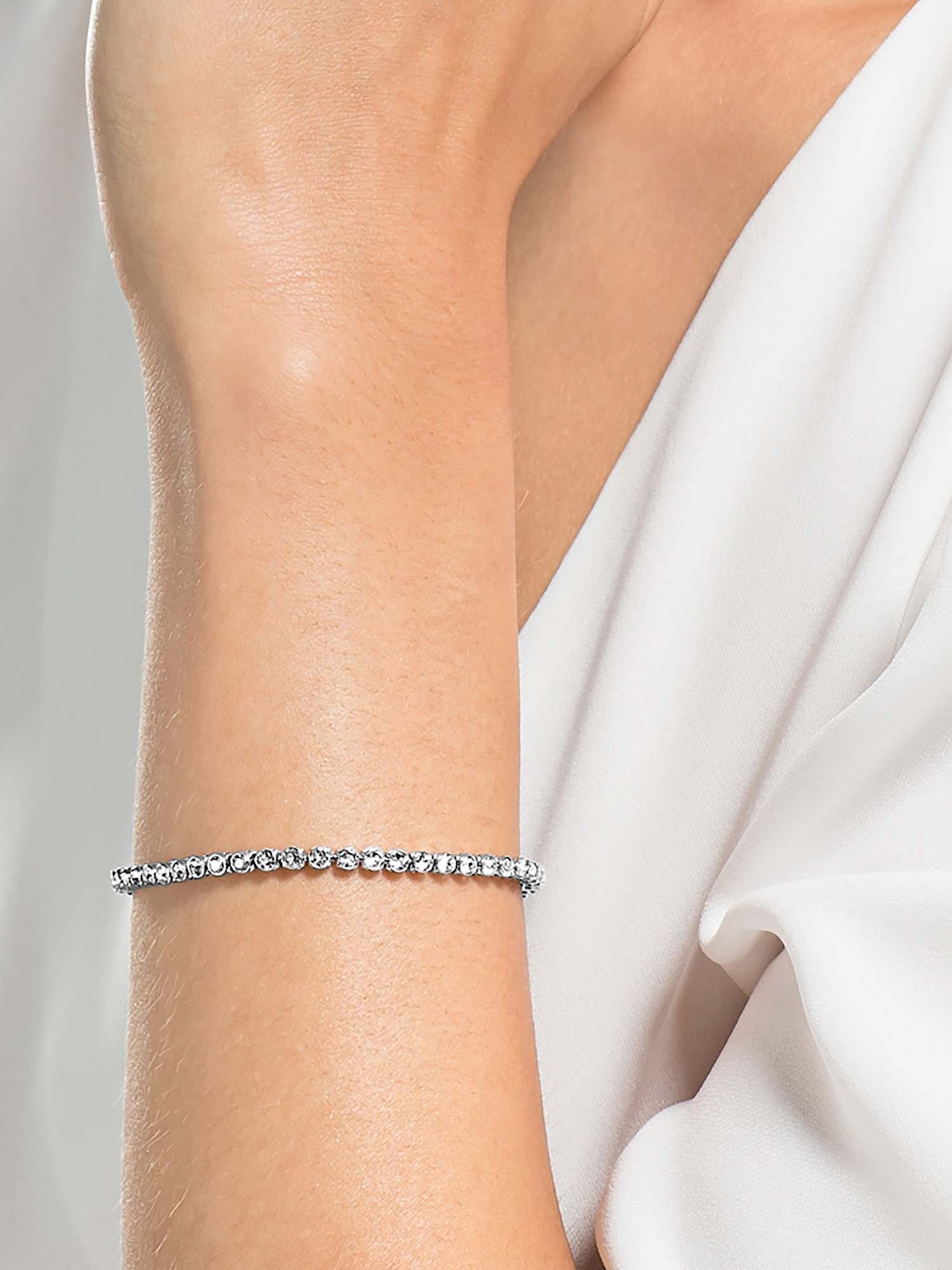 SWAROVSKI 【公式】【スワロフスキー】Emily ブレスレット, ラウンド 