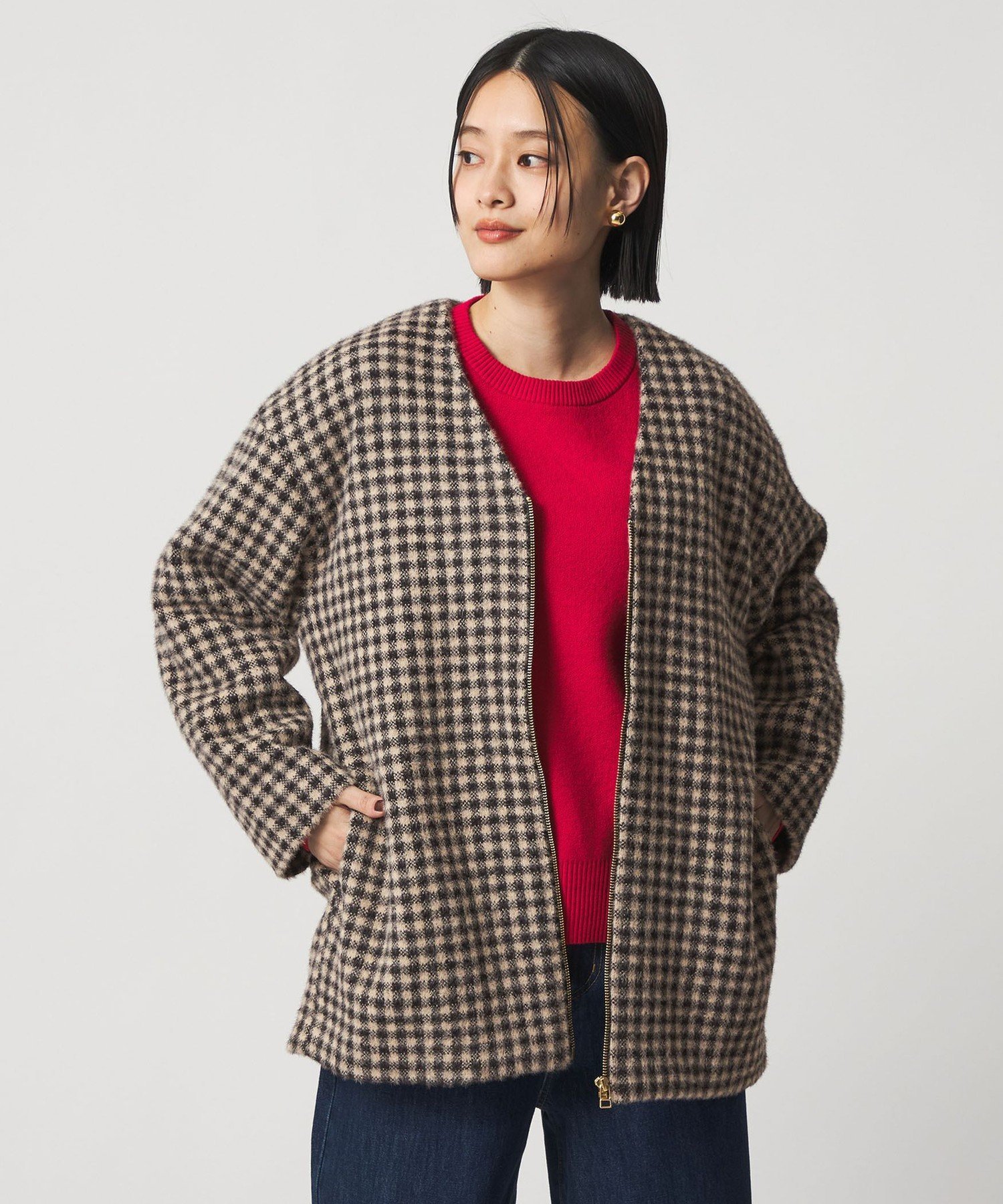 楽天市場】【SALE／70%OFF】＜EMMEL REFINES＞EM ダブルボタン ケープ