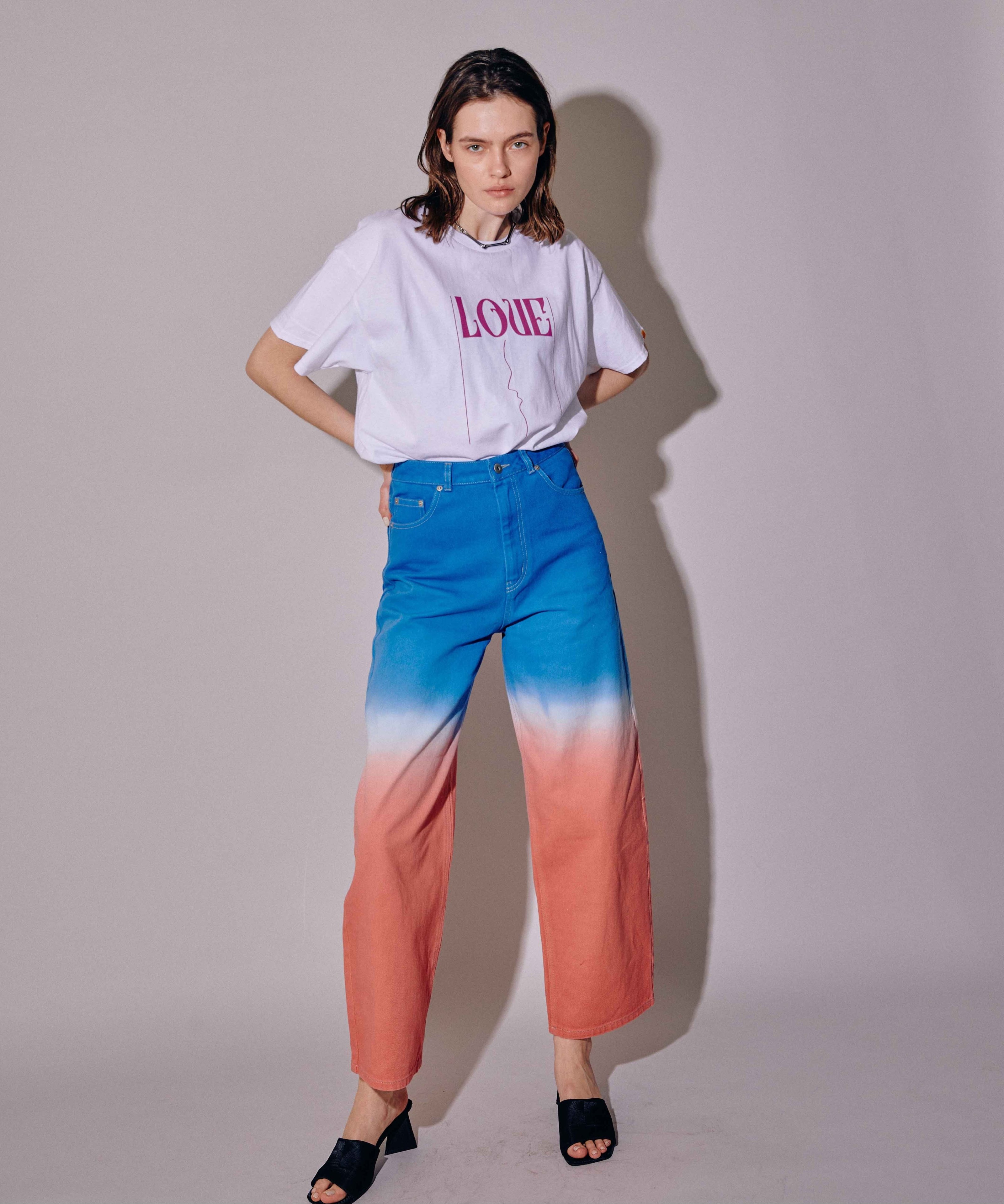 MAISON SPECIAL SELENAHELIOS/セレナヘリオス LOVE T Shirt メゾン 