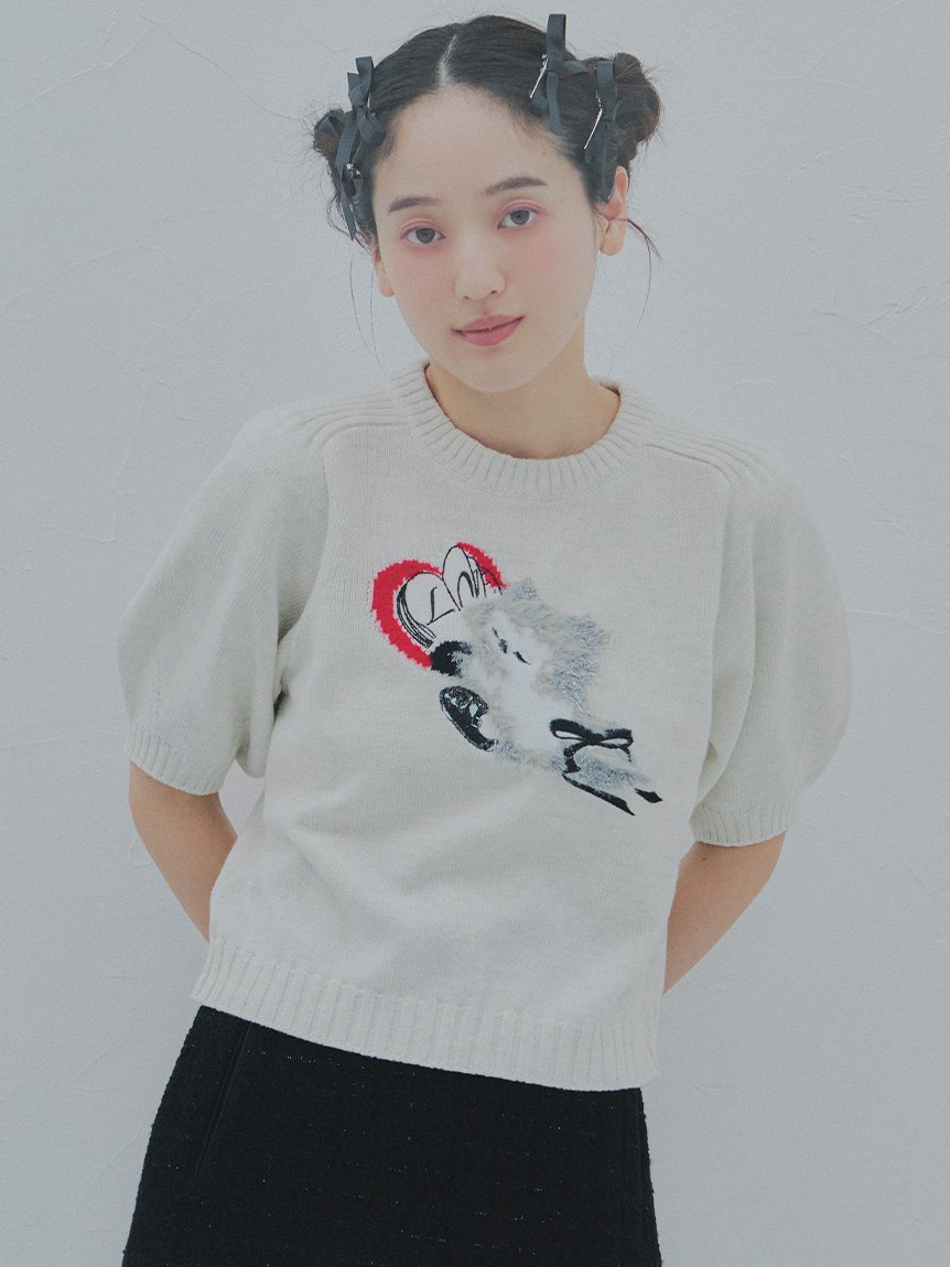 楽天市場】【SALE／45%OFF】マテリアルミックスニットトップス