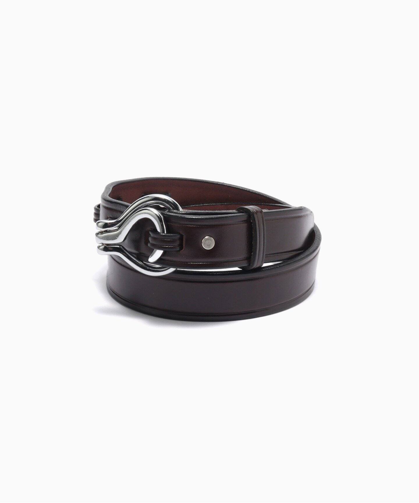 小物 schoot TORY LEATHER 1 Stirrup Leather Buckle Belt(34(MEN) Black/ブラック): TORY