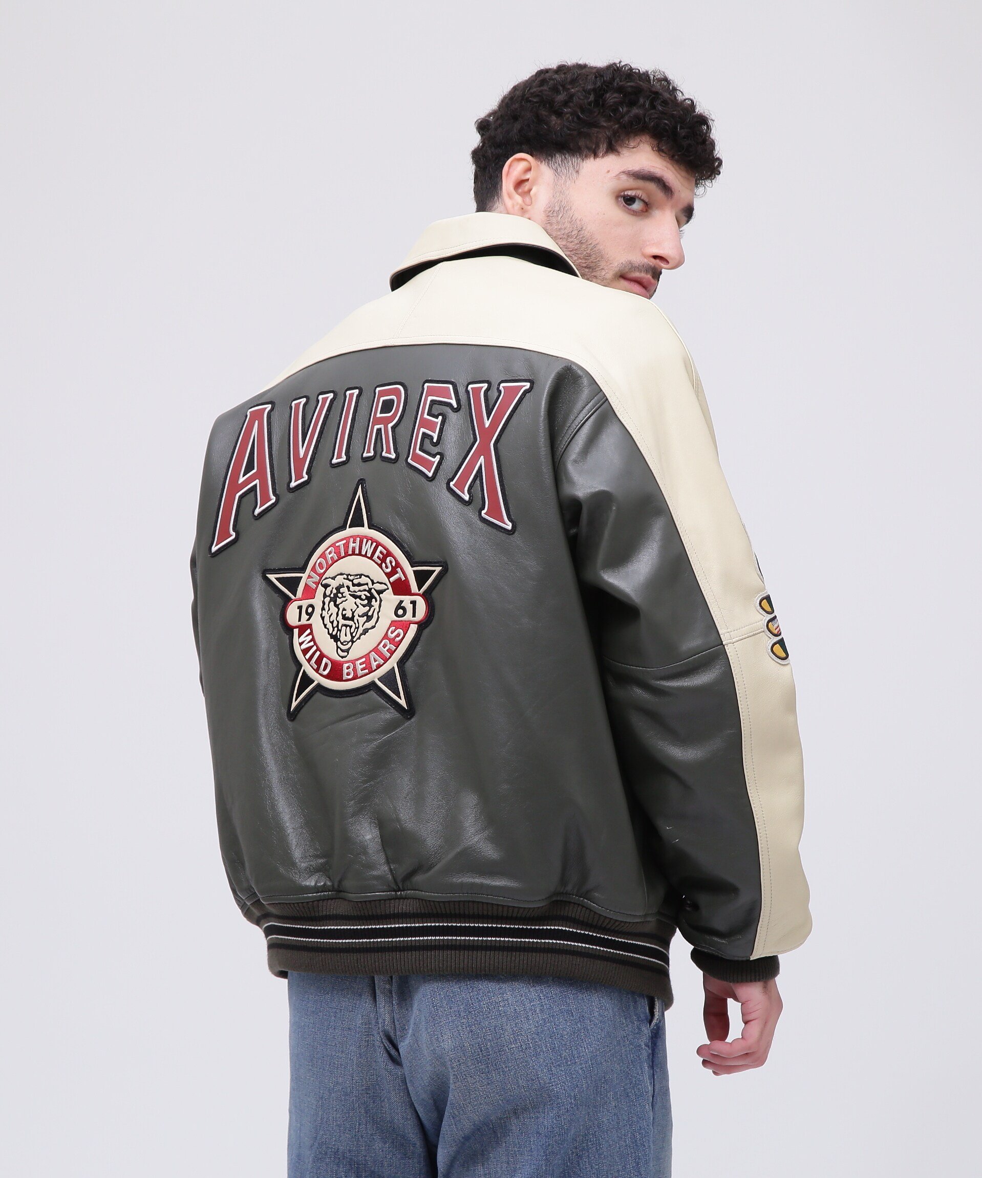 AVIREX アヴィレックス レザージャケット シングル アウター メンズ AVIREX アビレックス 羊革 シングル ライダースジャケット
