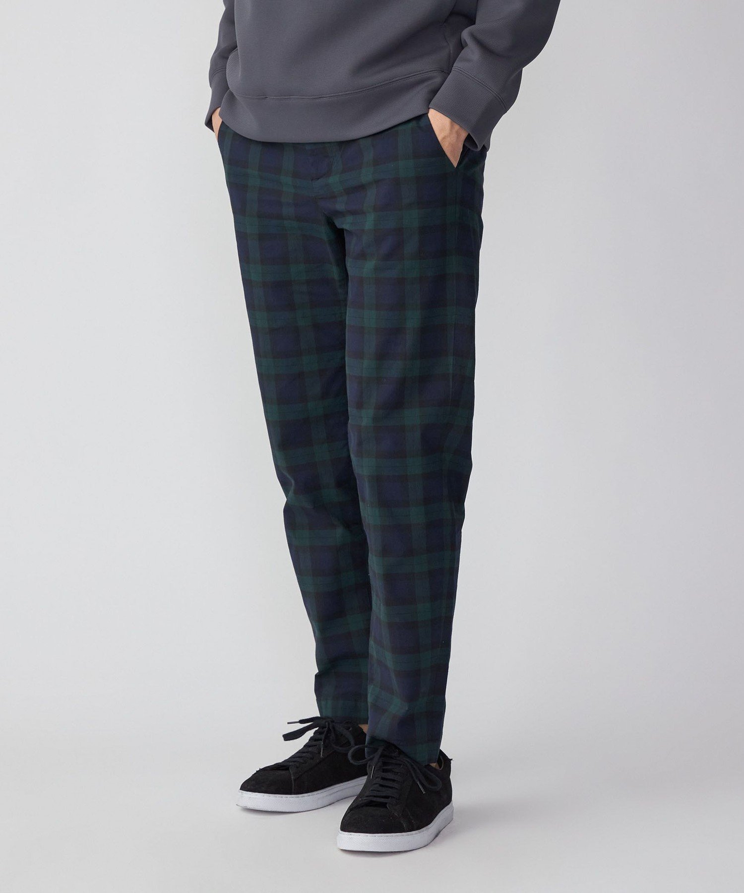 Champion チェック柄パンツ ネイビー/グリーン Champion チェック柄パンツ ネイビー/グリーン Champion