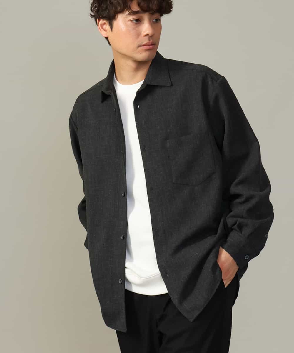 【SALE／40%OFF】a.v.v 【イージーケア】ワイドシルエットシャツ(セットアップ可)リライトシリーズ1 アー・ヴェ・ヴェ トップス シャツ・ブラウス ブラウン ネイビー グレー画像