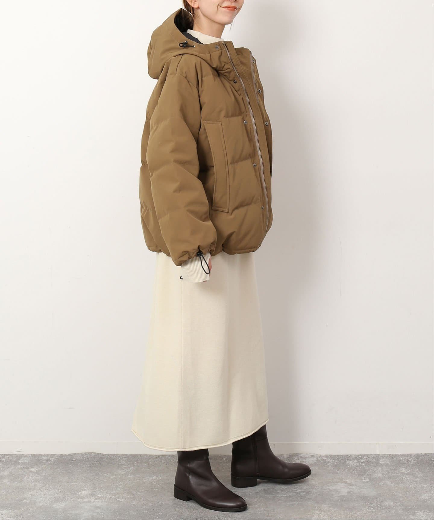 SLOBE IENA 【DANTON/ダントン】T/C SHORT ダウンコート スローブ