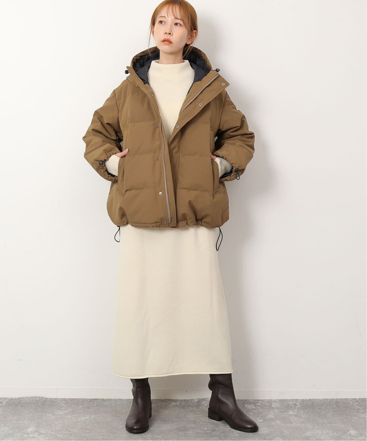 SLOBE IENA 【DANTON/ダントン】T/C SHORT ダウンコート スローブ