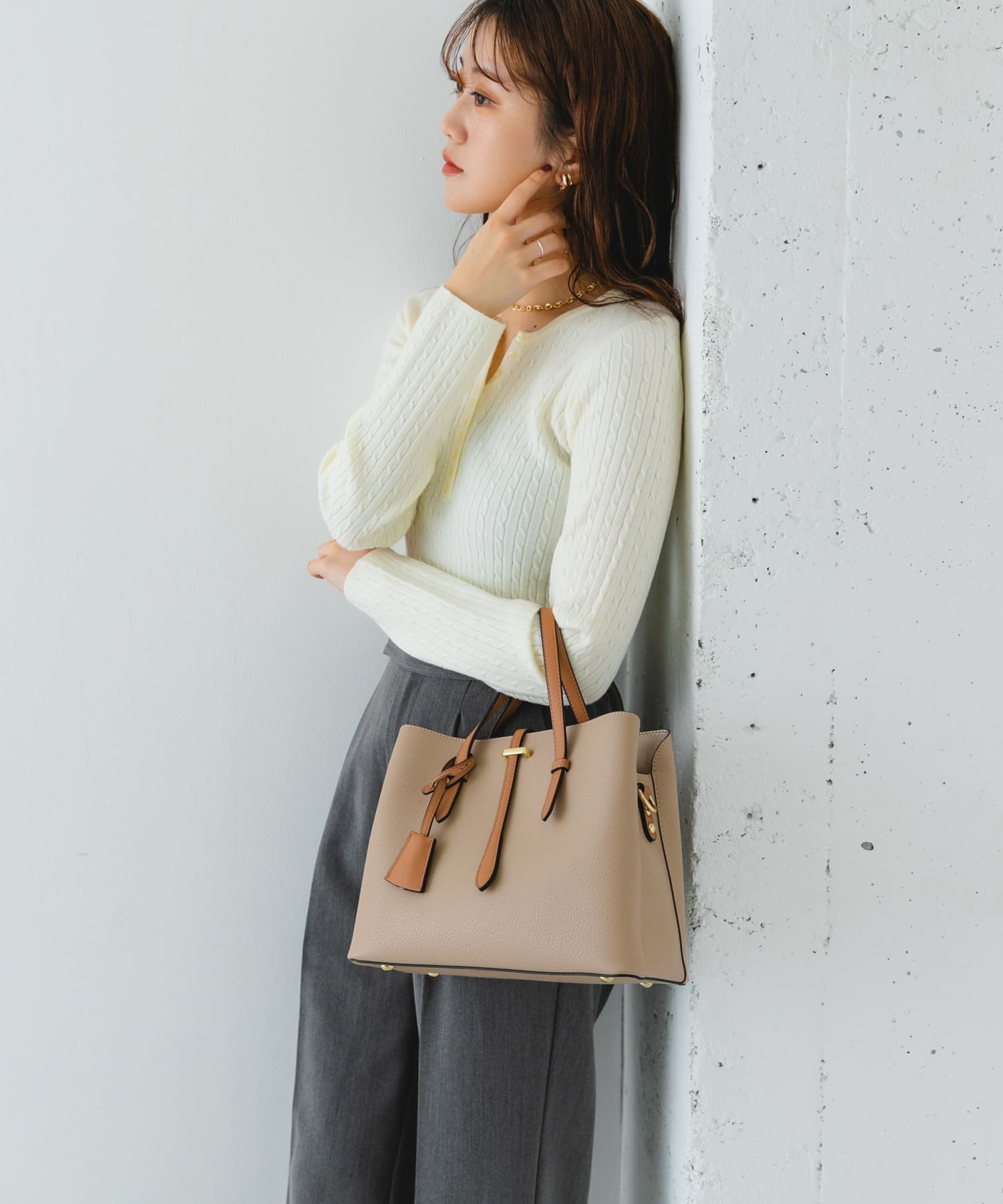 SALE／15%OFF】RODE SKO チャーム付ミドルバッグ『Msize