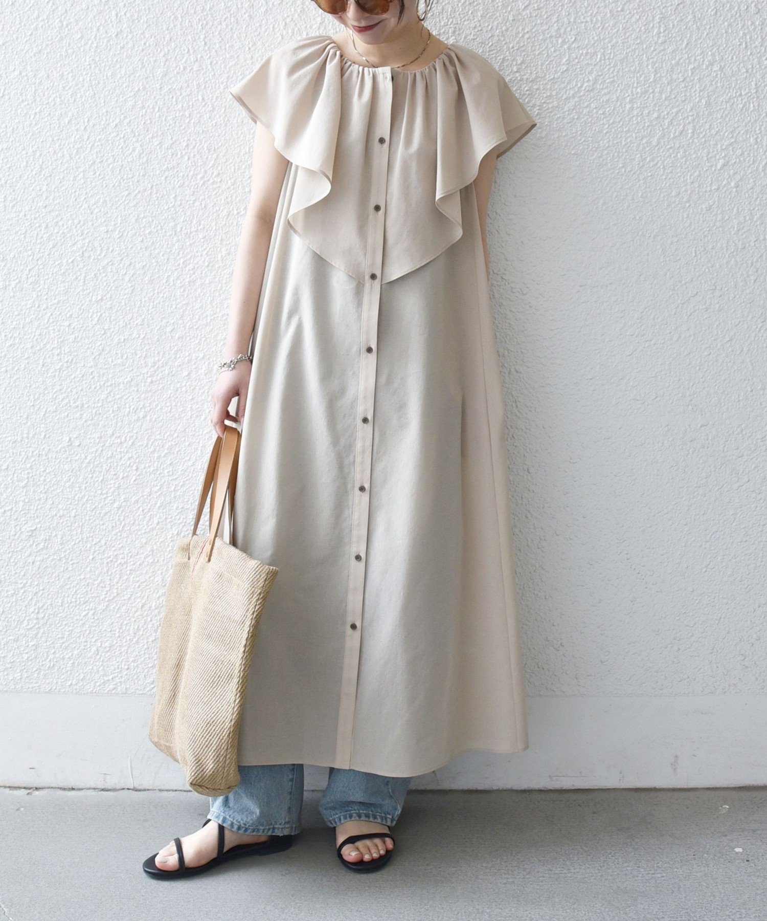 SALE／40%OFF】Mila Owen 接結ハーフ丈Aラインコート ミラオーウェン