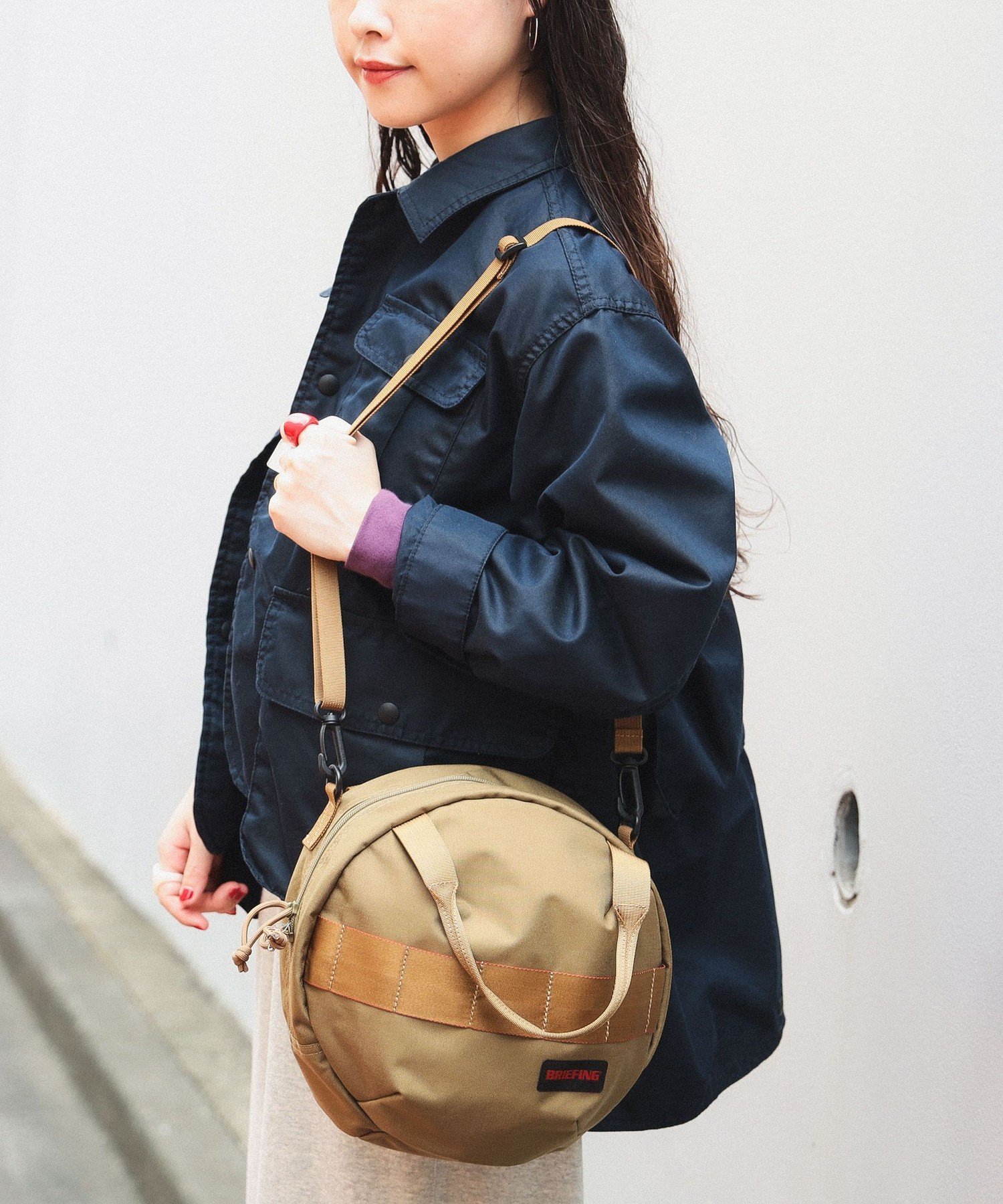 BEAMS BOY 【別注】BRIEFING / ヘルメット バッグ＜2WAY/収納力抜群 