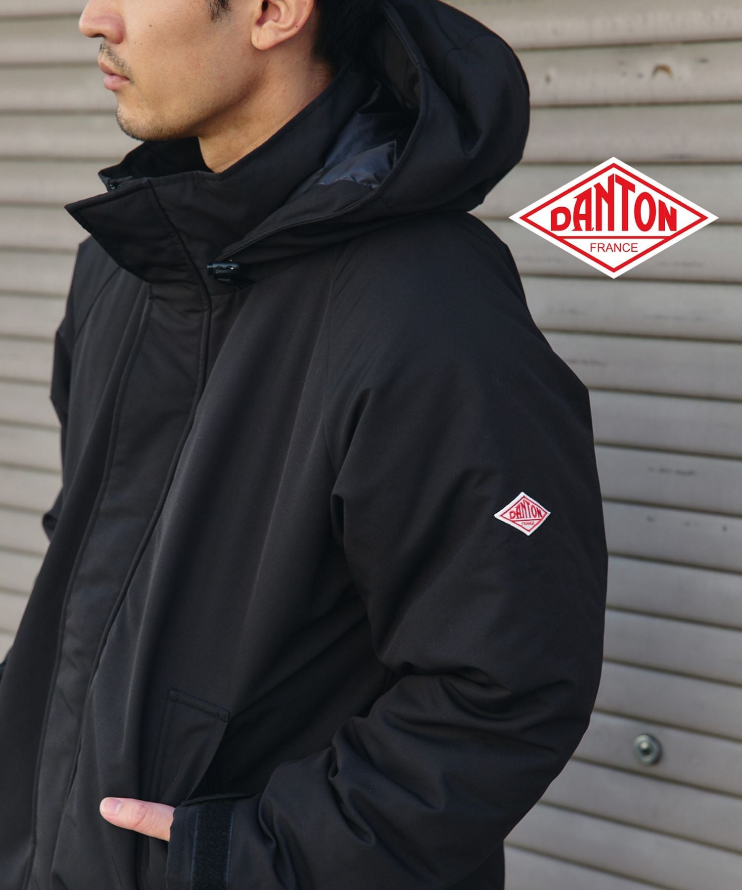 楽天市場】DANTON / ダウン アーミー フード ジャケット B:MING by
