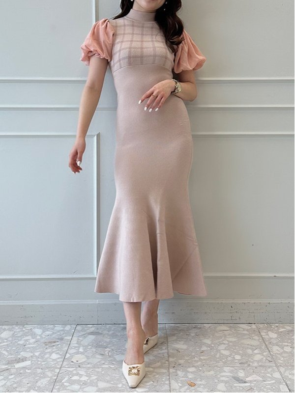 SALE／50%OFF】eimy istoire シェパードチェックマーメイド