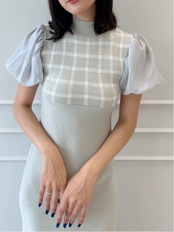 SALE／50%OFF】eimy istoire シェパードチェックマーメイド