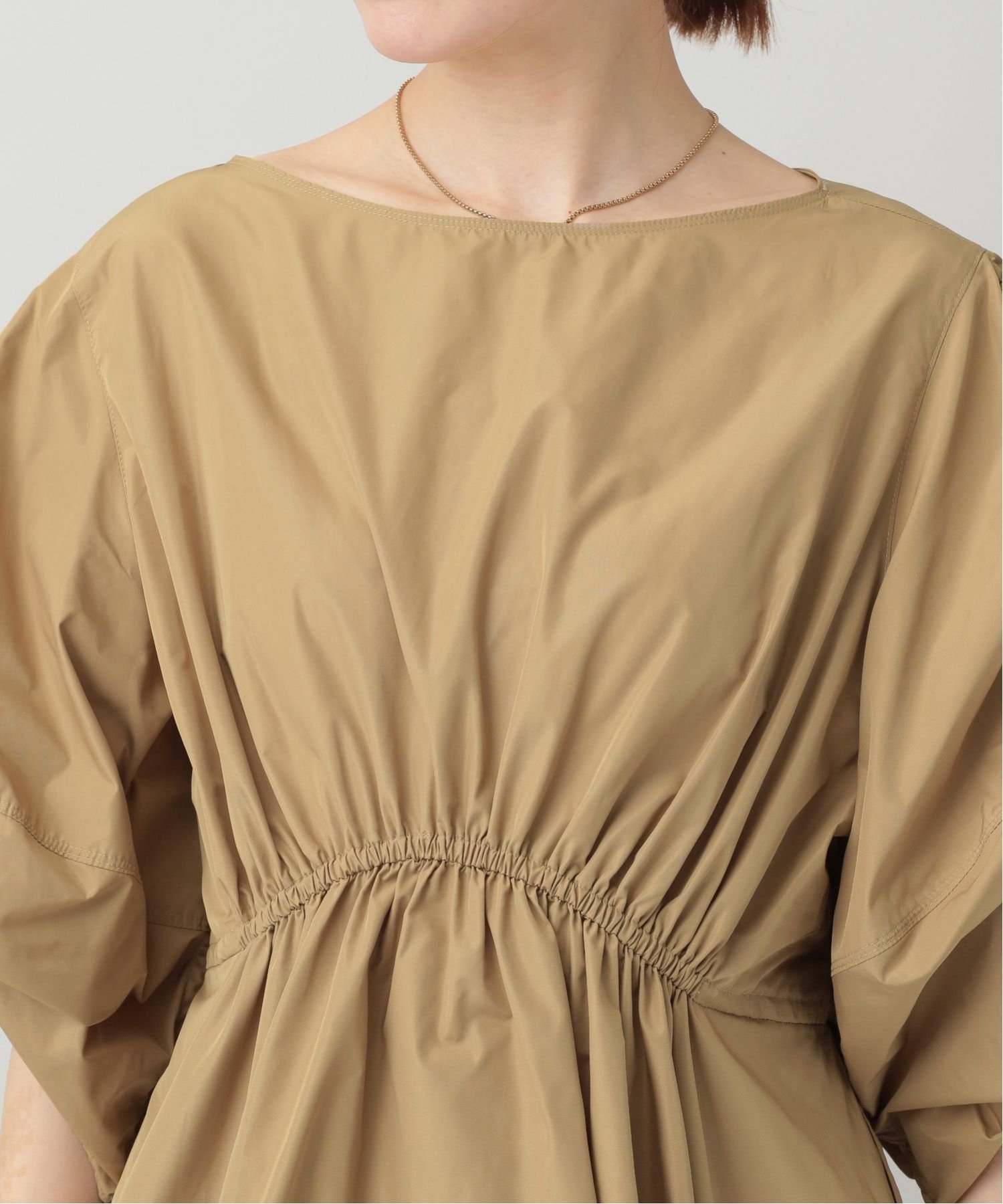 SALE／20%OFF】Curensology ギャザースリーブブラウス カレンソロジー 