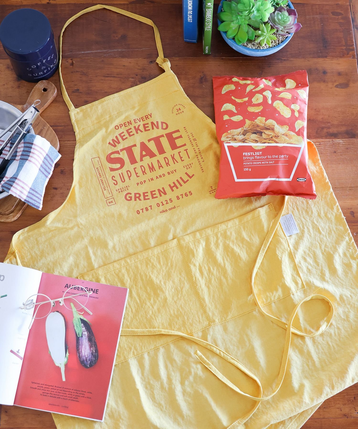 楽天市場】【SALE／30%OFF】オリジナル ショッププリントエプロン niko