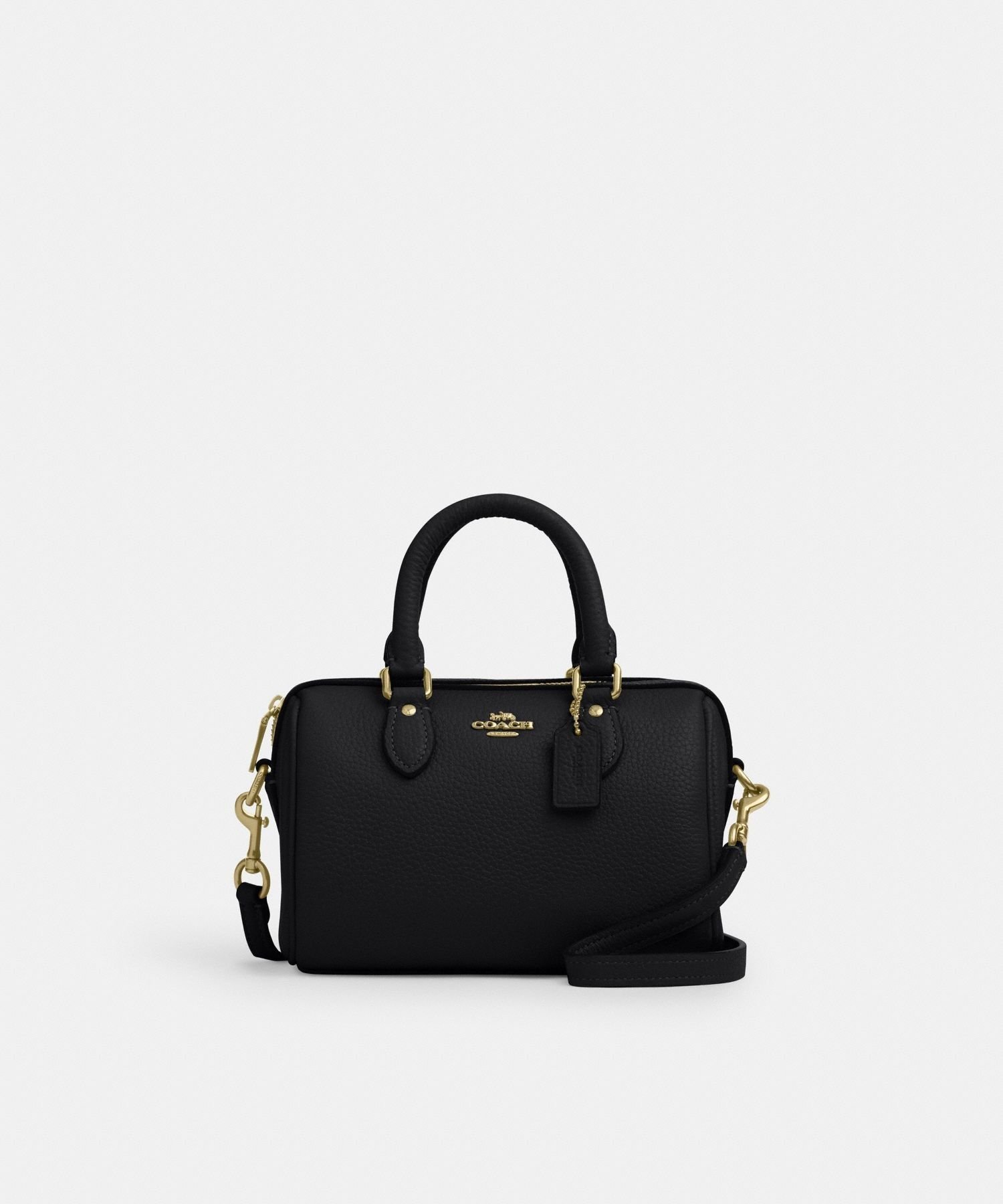 楽天市場】COACH クロスグレインレザー ミニローアン クロスボディ