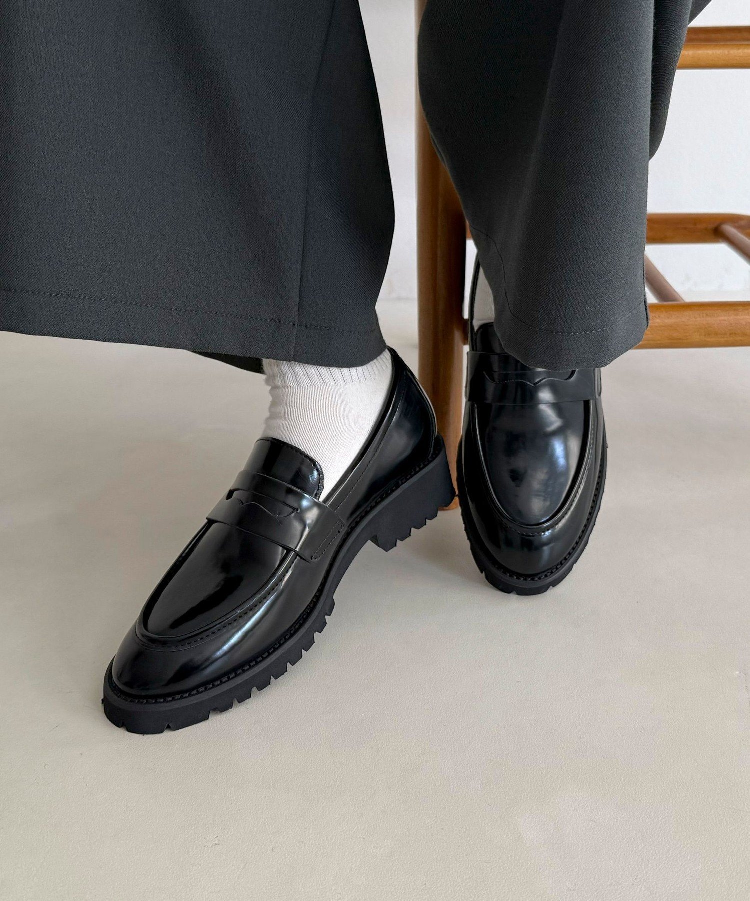 楽天市場】プラットフォームローファー FRAY I.D フレイ アイディー