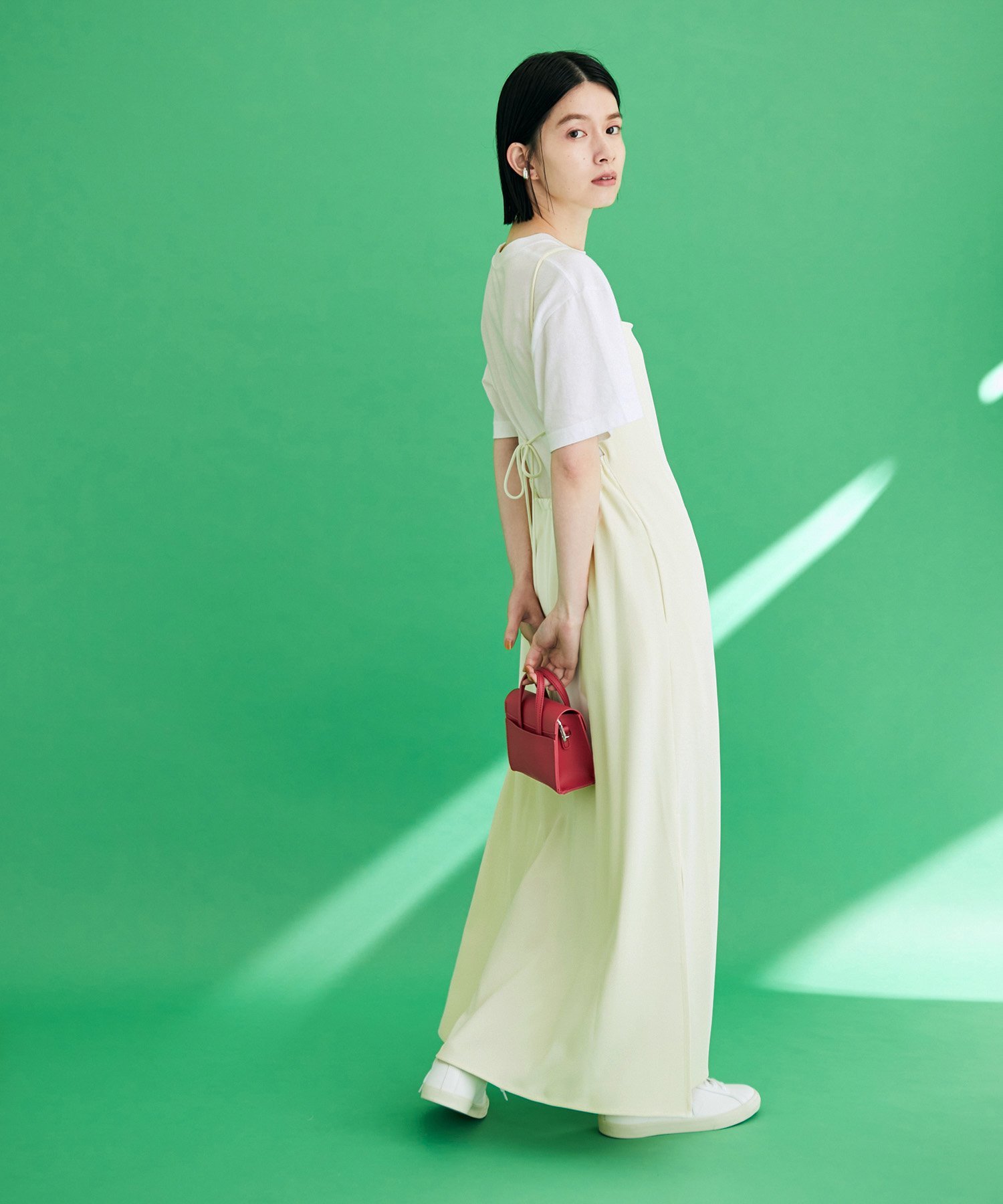 新品　今期　アダムエロペ　キャミワンピース ADAM ET ROPÉ FEMME(アダム エ ロペ ファム) / 【WEB限定