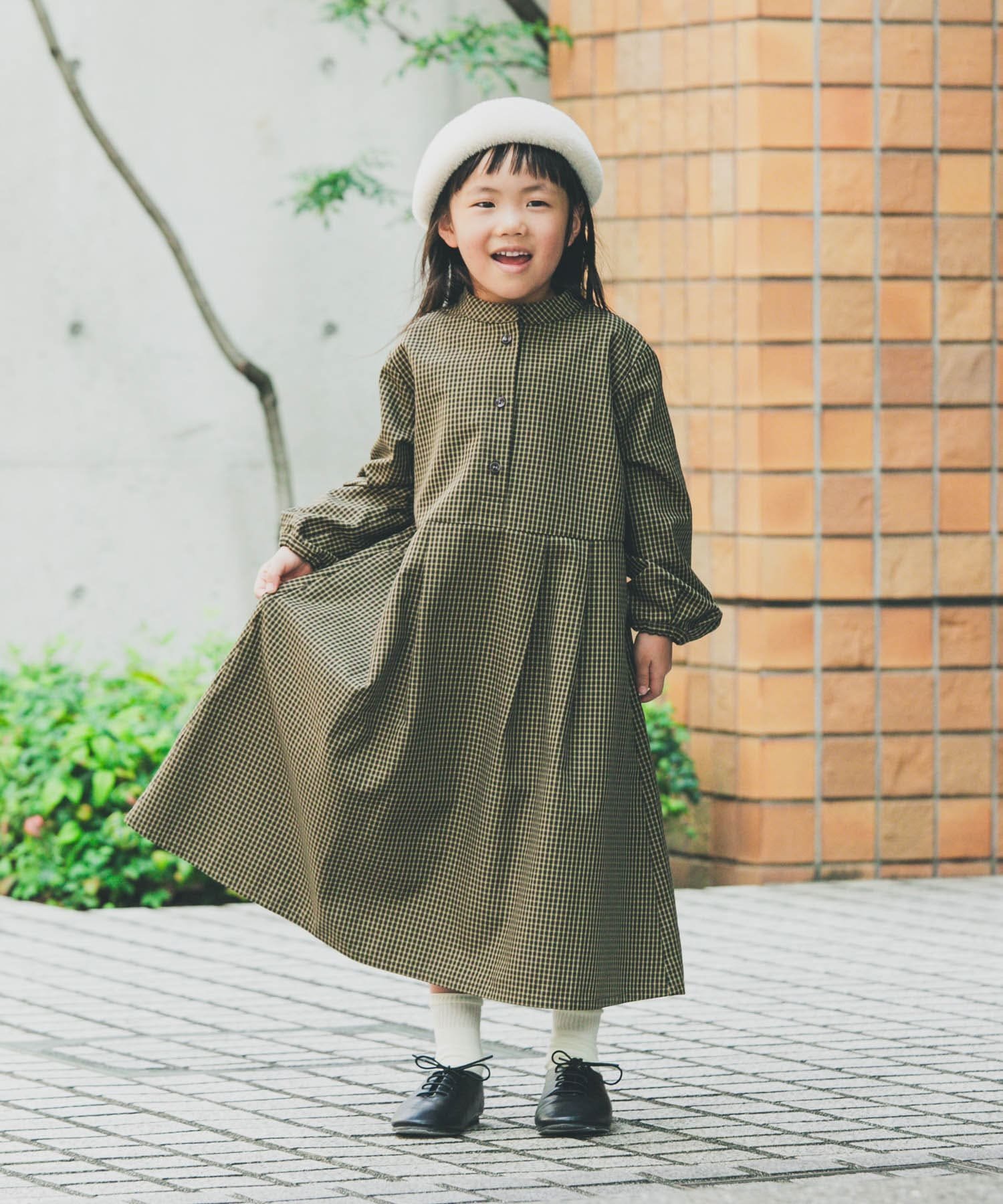 【GASA*】綿100% フラワープリントカットソーワンピース バルーンスリーブ バルーンスリーブフラワーワンピース[品番：IGAW0005490]｜axes