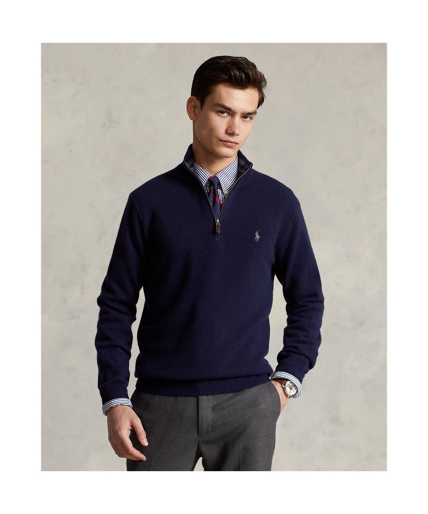 メンズウェア Polo by Ralph Lauren XL POLO RALPH LAUREN POLO SPORT HALF ZIP SWEATSHIRT COMPANY OLIVE