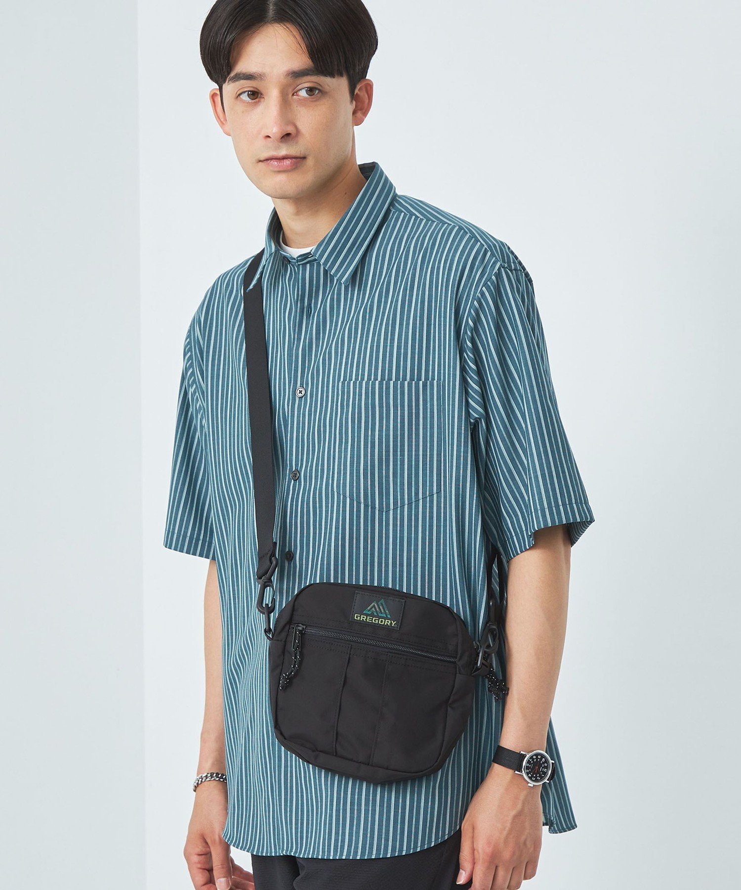 ★ Valextra ★ POCKET MESSENGER ショルダーバッグ Men's Gray Luxury Leather crossbody Mini bag | Valextra Pocket