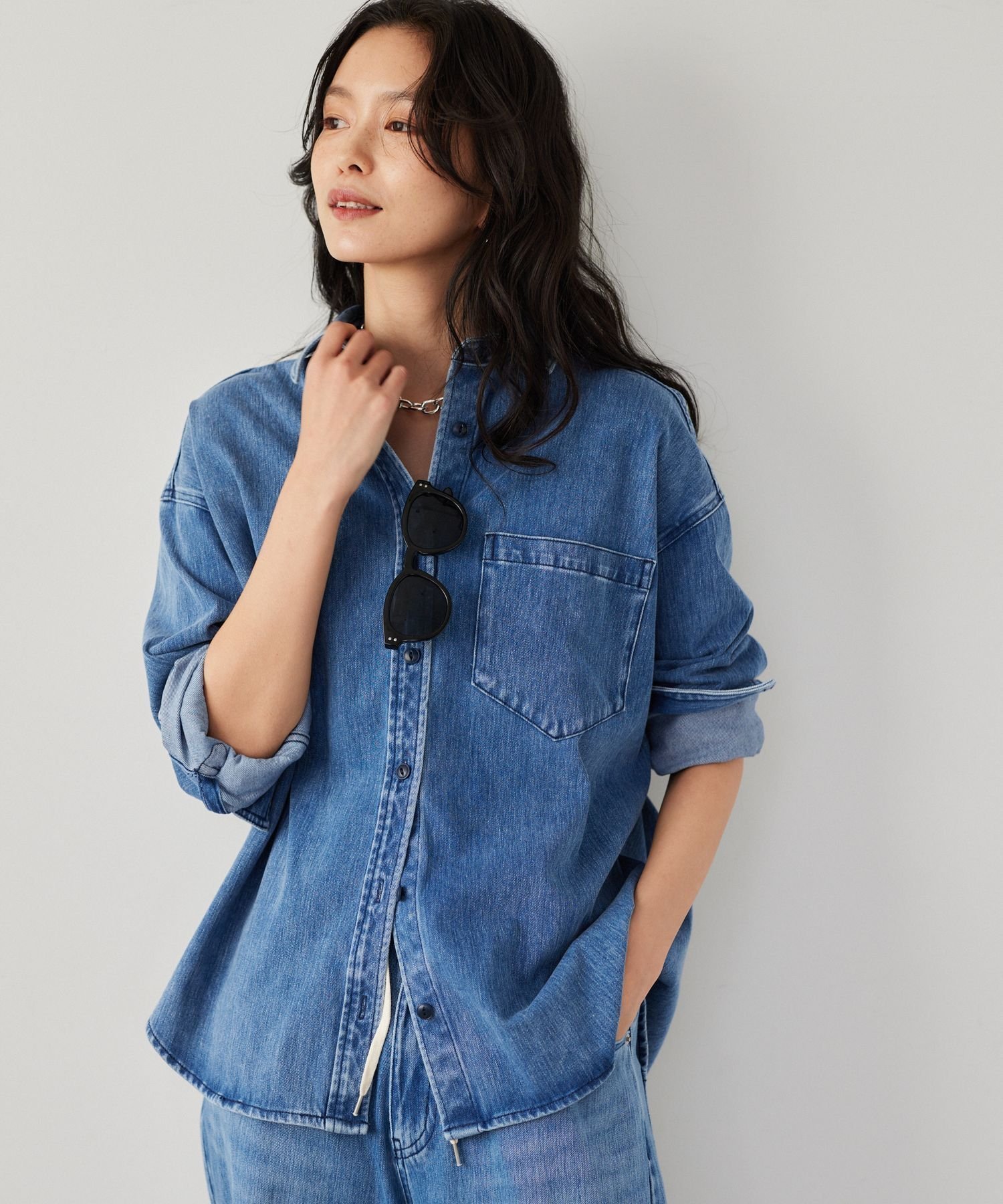 SALE／37%OFF】BARNYARDSTORM カットデニムシャツジャケット バン