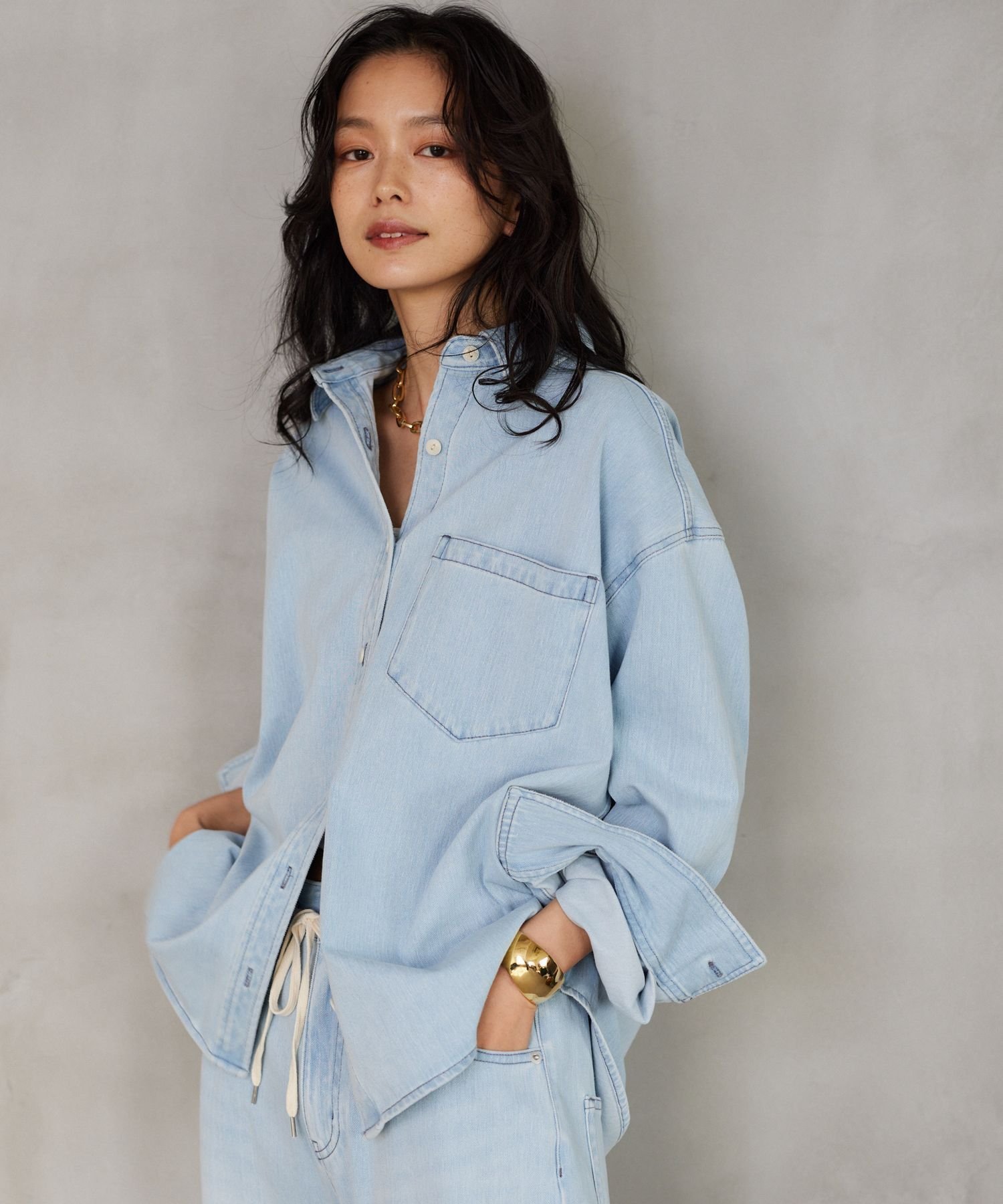 BARNYARDSTORM カットデニムシャツジャケット バンヤードストーム