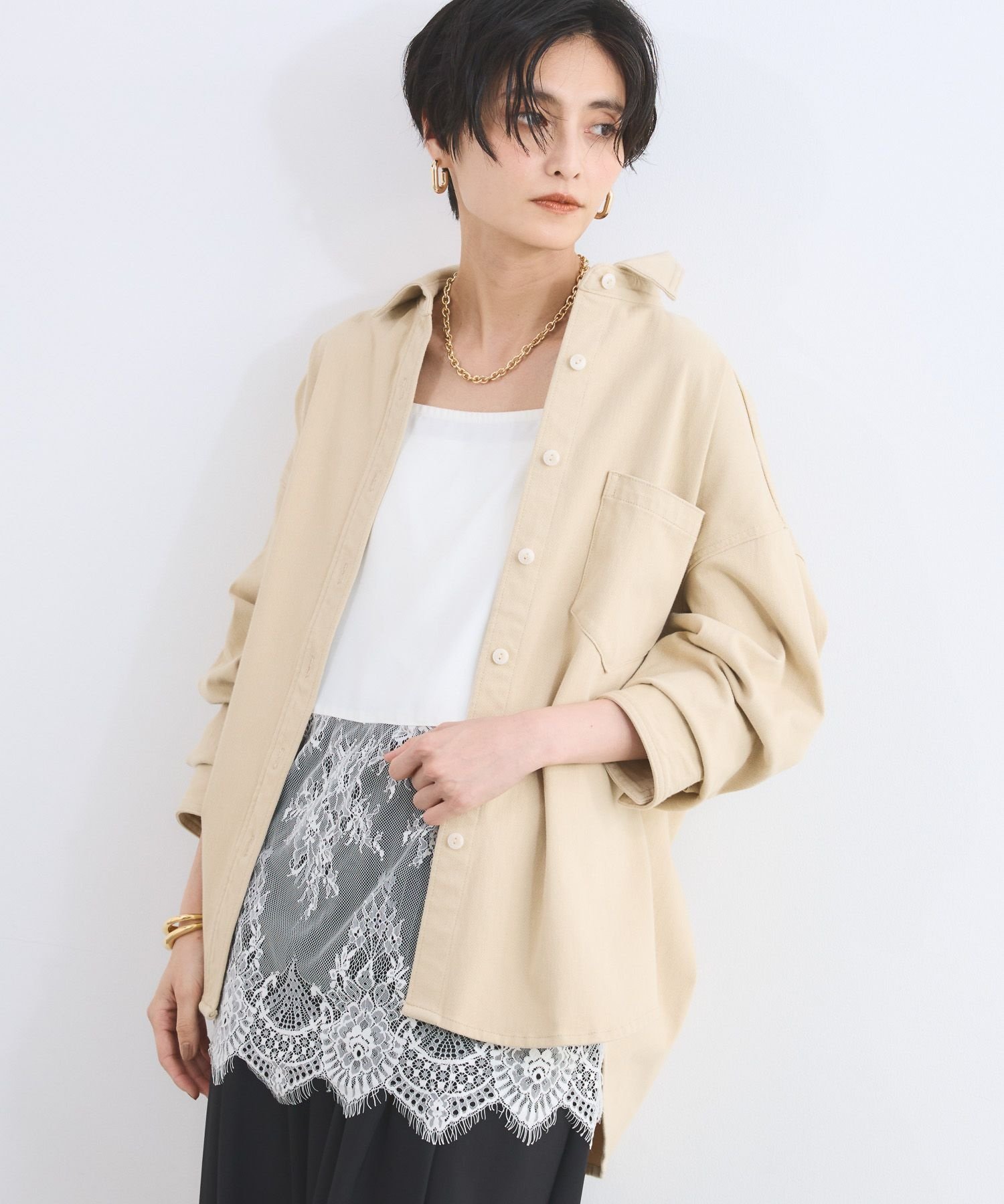 SALE／55%OFF】BARNYARDSTORM カットデニムシャツジャケット バン