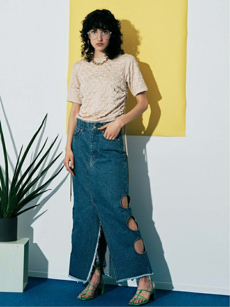 MAISON SPECIAL ダイヤシャーリングトップス メゾンスペシャル