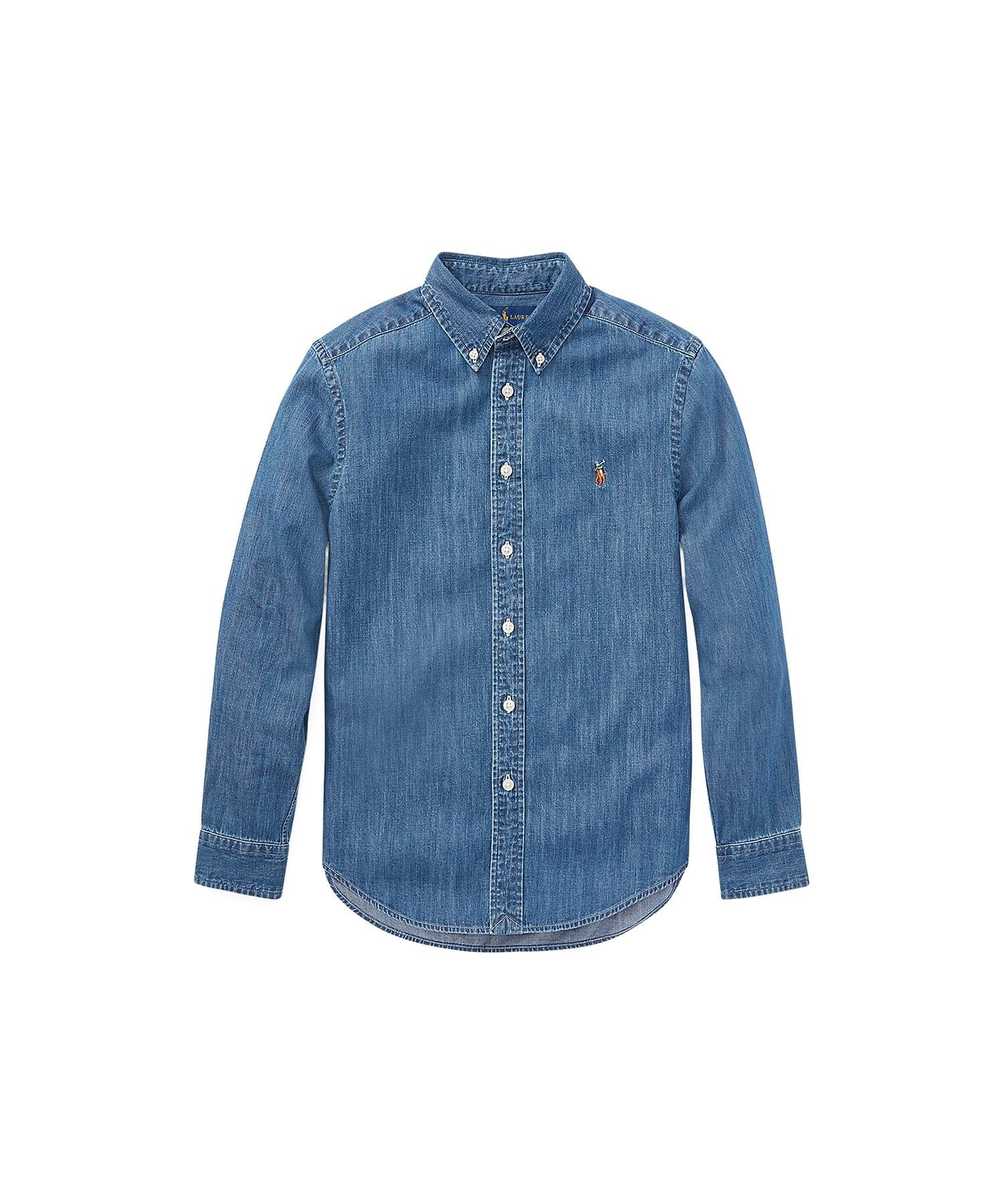 楽天市場】【コットン デニム シャツ 長袖 クラシックポニー 2T 3T 4T