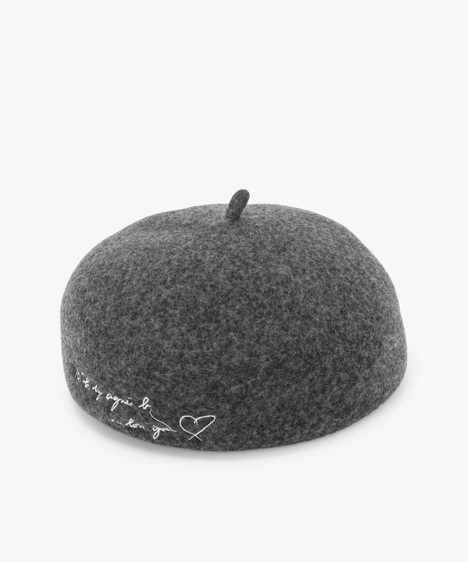 AGNES.B アニエスベー レザー ハンチング ベレー帽 archive AGNES.B アニエスベー レザー ハンチング ベレー帽 archive