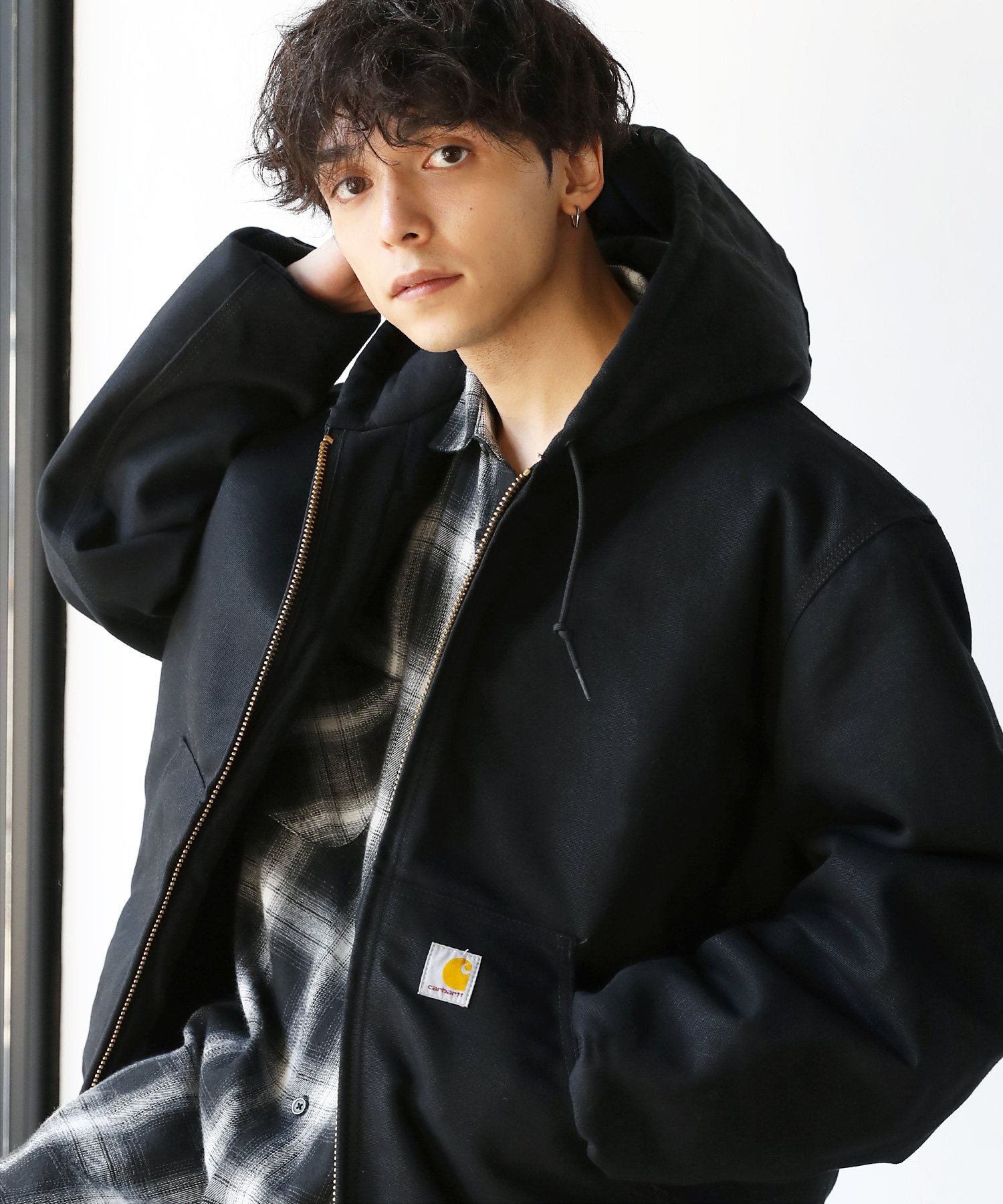 carhartt グレー MA-1ジャケット nina de coito 埼玉県 志木 通販 80s ヴィンテージ CARHARTT