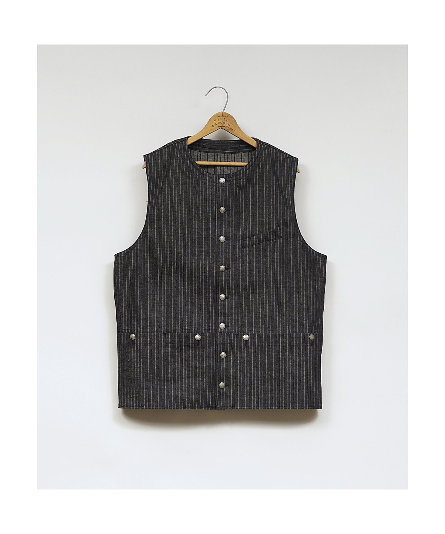 楽天市場】Nigel Cabourn / FRENCH HOSPITAL VEST REVERSIBLE