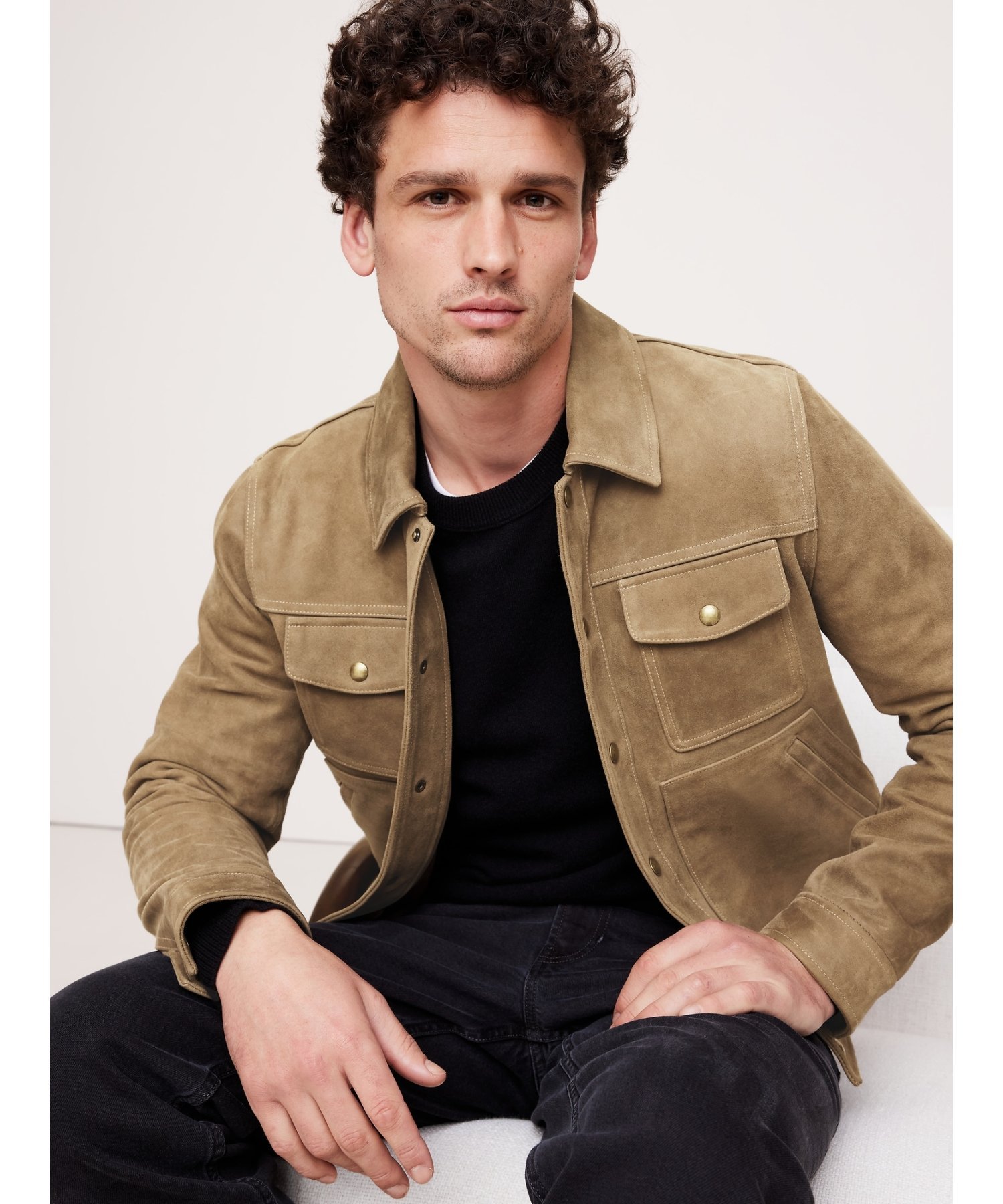 【バナナ・リパブリック】 ジャケット BANANA REPUBLIC バナナ・リパブリック ジャケット XL 6 黒