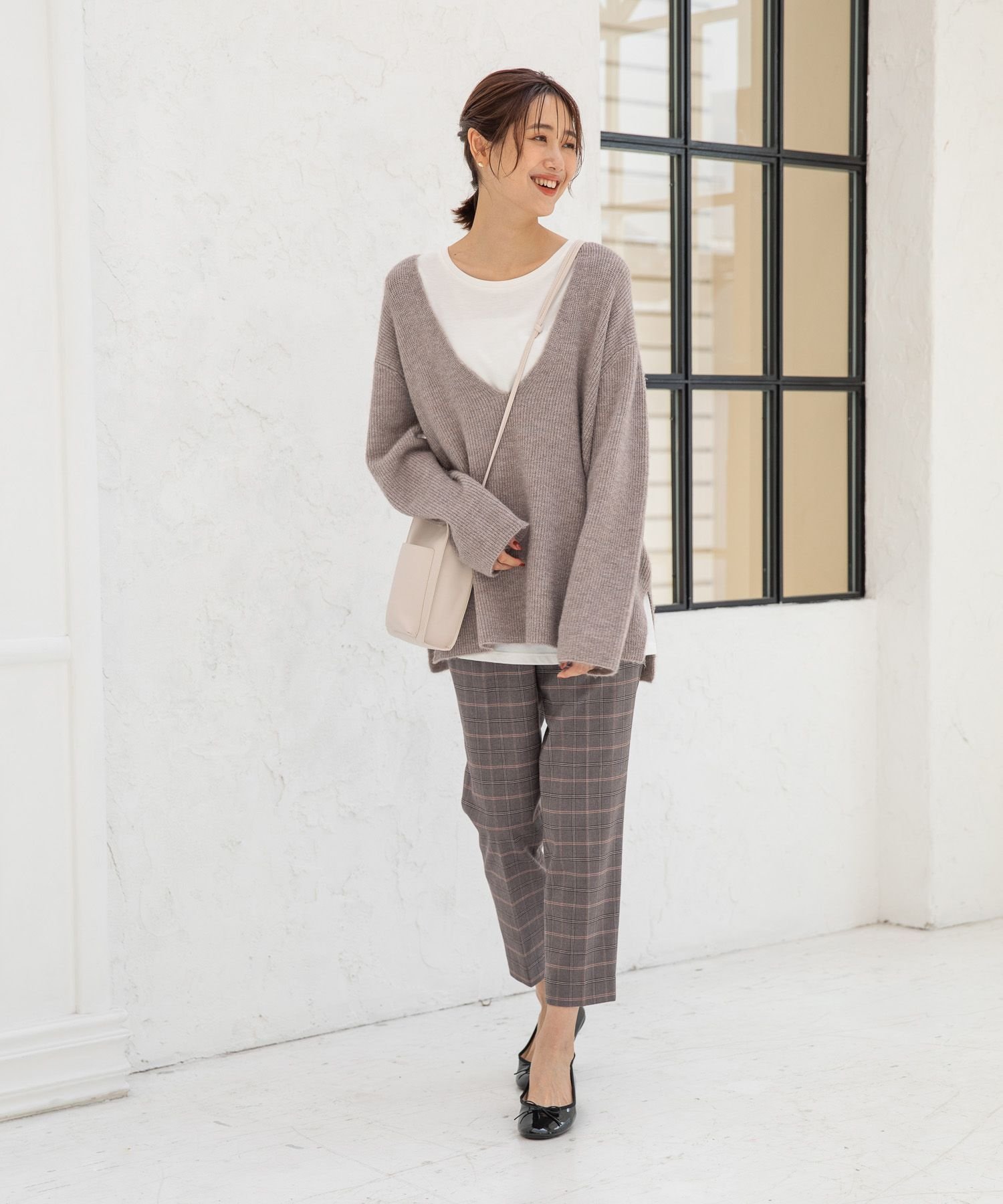 【SALE/70%OFF】GLOBAL WORK (W)アッタカウツクシテーパーガラ グローバルワーク パンツ スラックス・ドレスパンツ ブラウン グレー ブラック ネイビー
