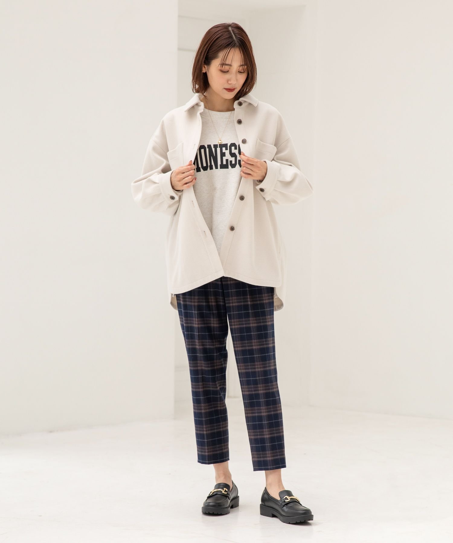 【SALE/70%OFF】GLOBAL WORK (W)アッタカウツクシテーパーガラ グローバルワーク パンツ スラックス・ドレスパンツ ブラウン グレー ブラック ネイビー