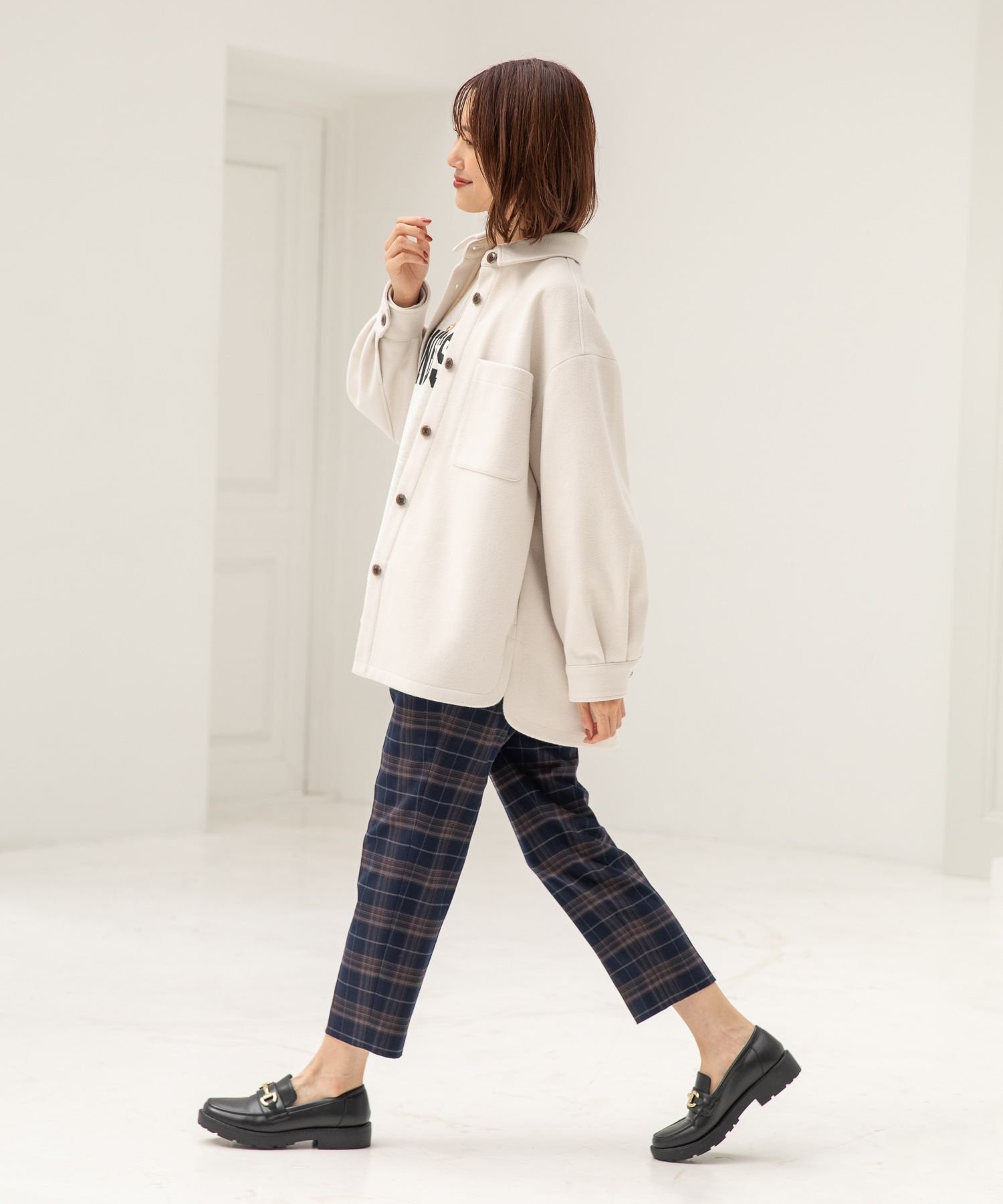 【SALE/70%OFF】GLOBAL WORK (W)アッタカウツクシテーパーガラ グローバルワーク パンツ スラックス・ドレスパンツ ブラウン グレー ブラック ネイビー