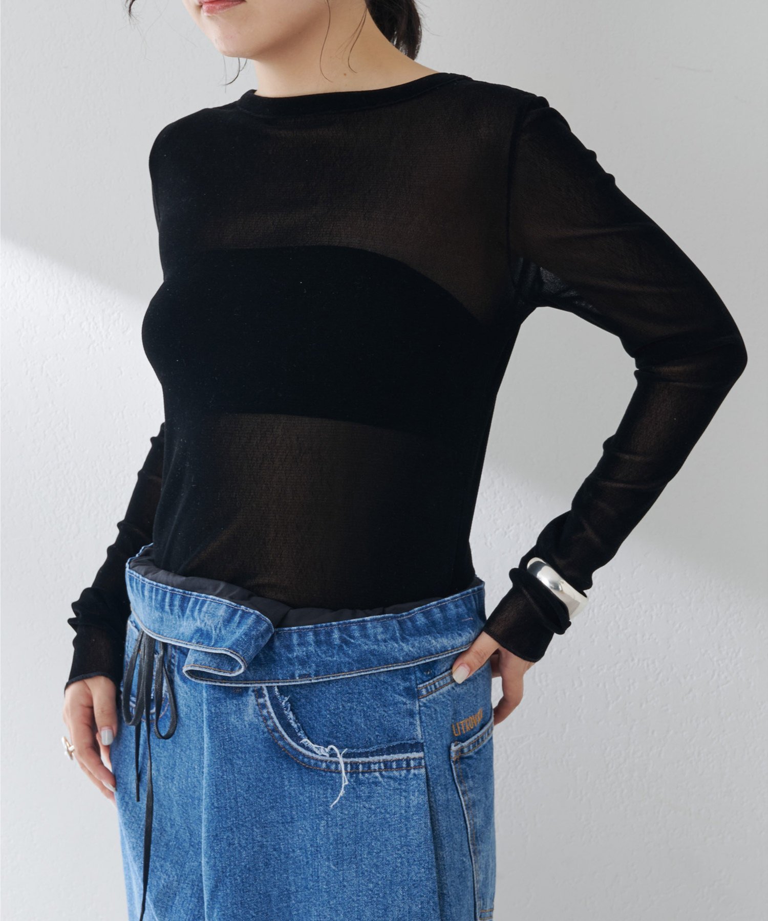 ウィムガゼット　フロッキーバックシャンカットソー フロッキーバックシャンカットソー（Tシャツ/カットソー）｜Whim