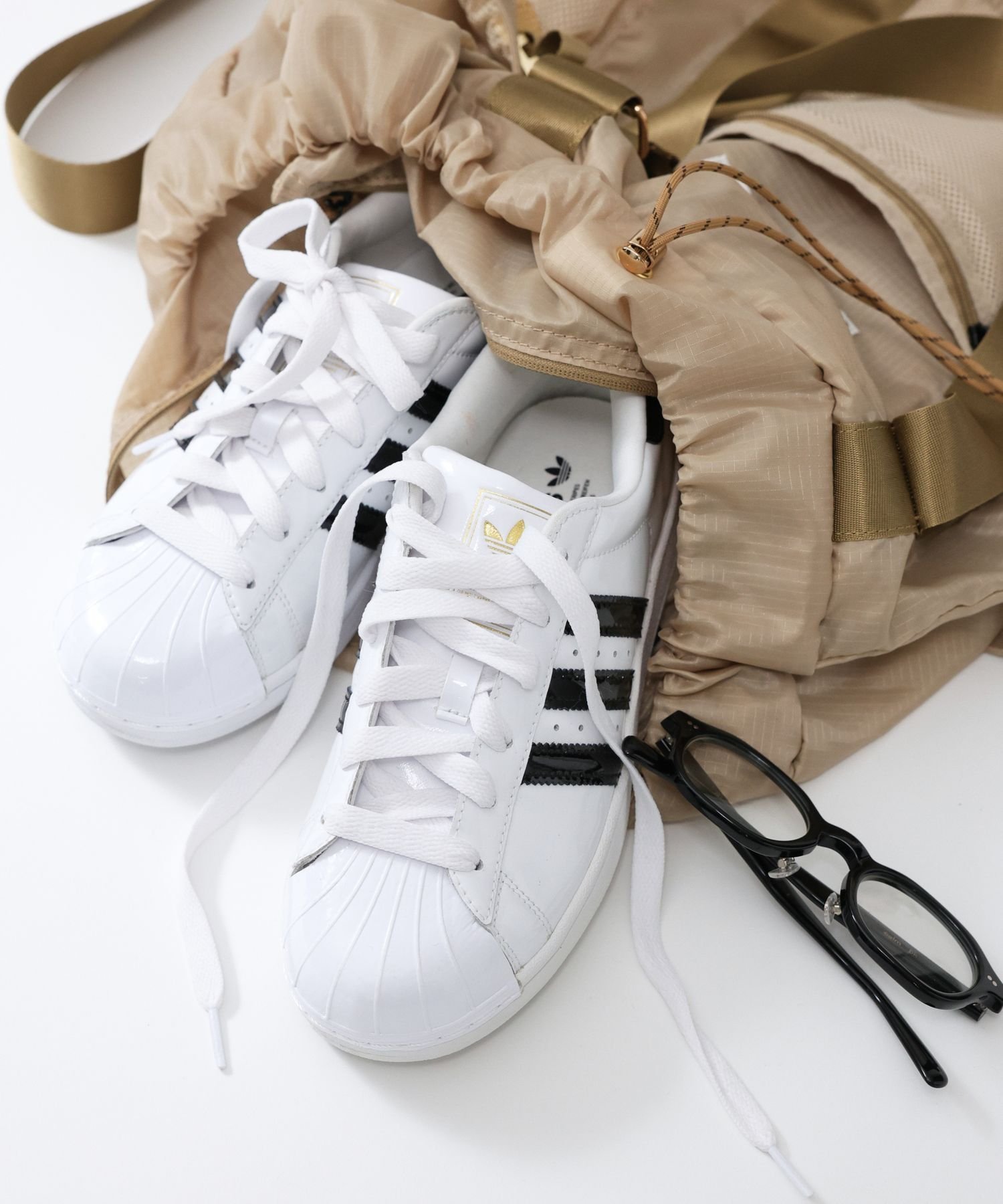 【SALE／30%OFF】BABYLONE 【adidas】SUPER STAR W バビロン シューズ・靴 スニーカー ブラック ホワイト【送料無料】画像