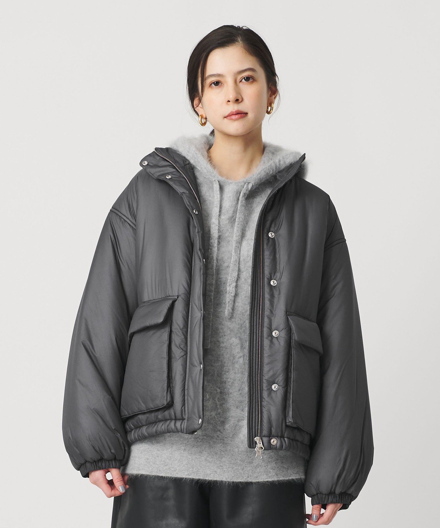 ユナイテッドアローズ BEAUTY&YOUTH スタンドカラー ブルゾン SALE／40%OFF】BEAUTY&YOUTH UNITED ARROWS ナイロンパデッド スタンド