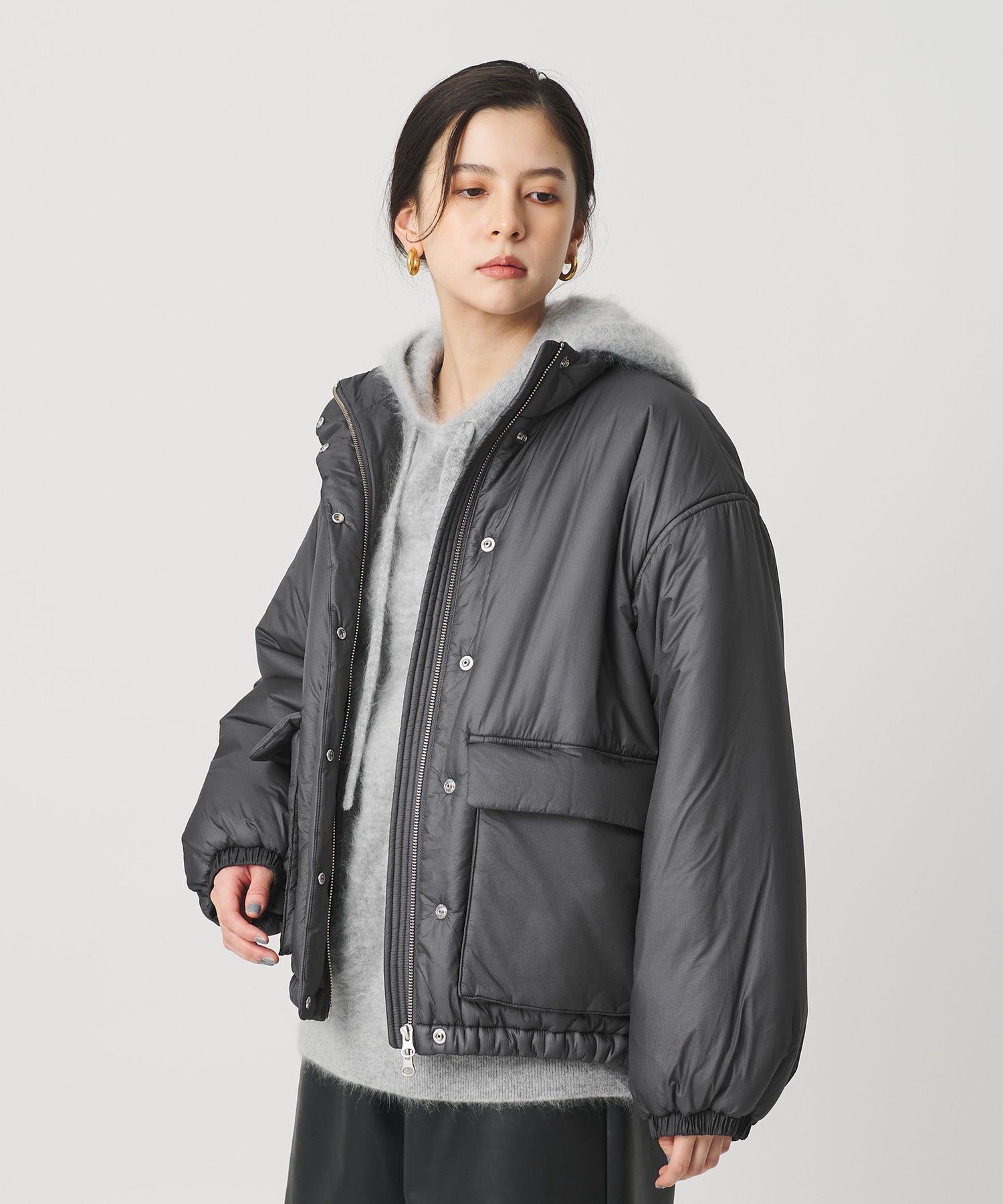 ユナイテッドアローズ BEAUTY&YOUTH スタンドカラー ブルゾン SALE／40%OFF】BEAUTY&YOUTH UNITED ARROWS ナイロンパデッド スタンド