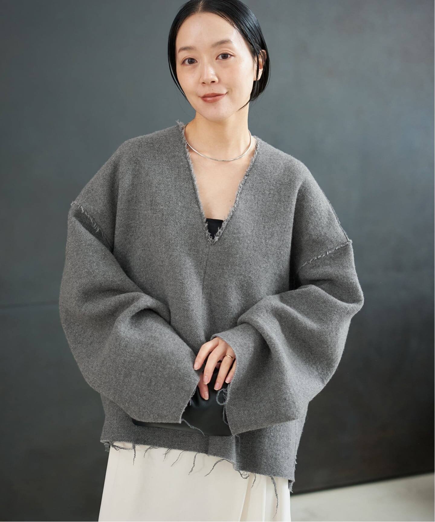 新品タグ付　cen. 2wayフーディシャツブルゾン cen.made in Japan/2WAYフーディーシャツブルゾン