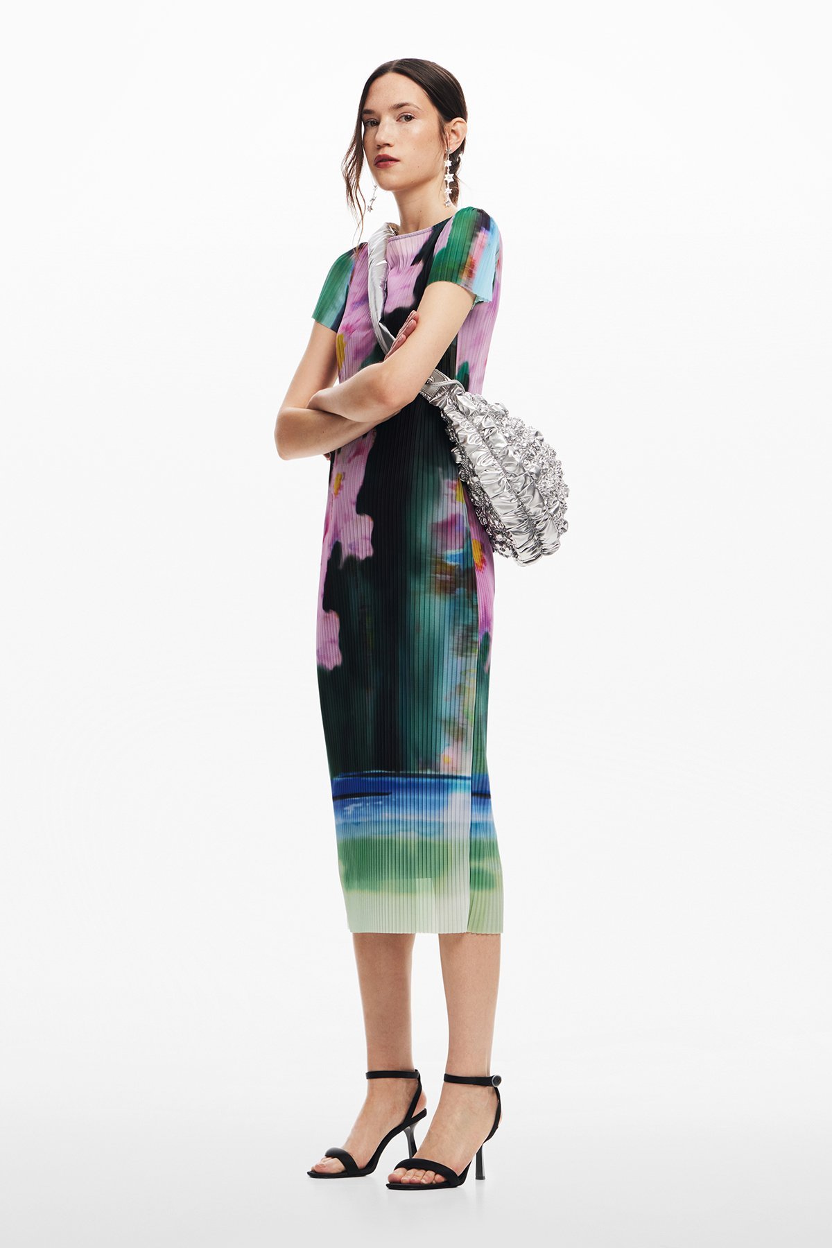 【デシグアル】地図モチーフ エアリーシャツ 地図モチーフ エアリーシャツ | Desigual (Women)/デシグアル