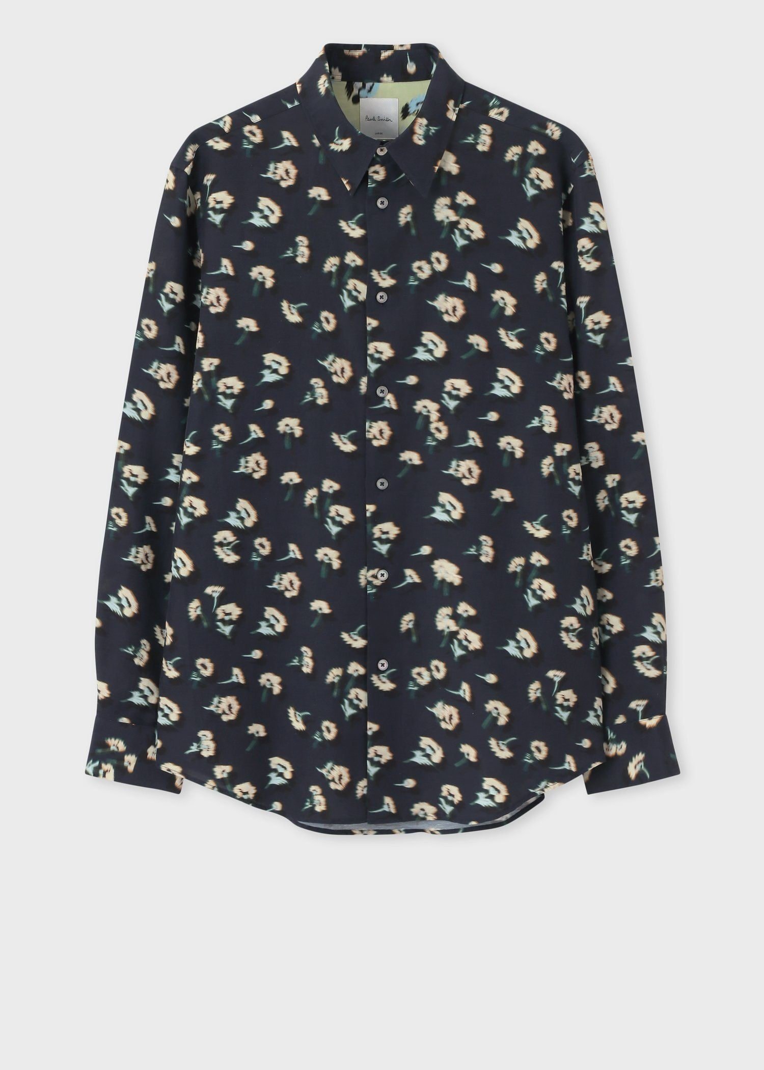 美品 2024SS ポールスミス Polka Dot カジュアルシャツ 長袖 M 美品 2024SS ポールスミス Polka Dot カジュアルシャツ 長袖 M