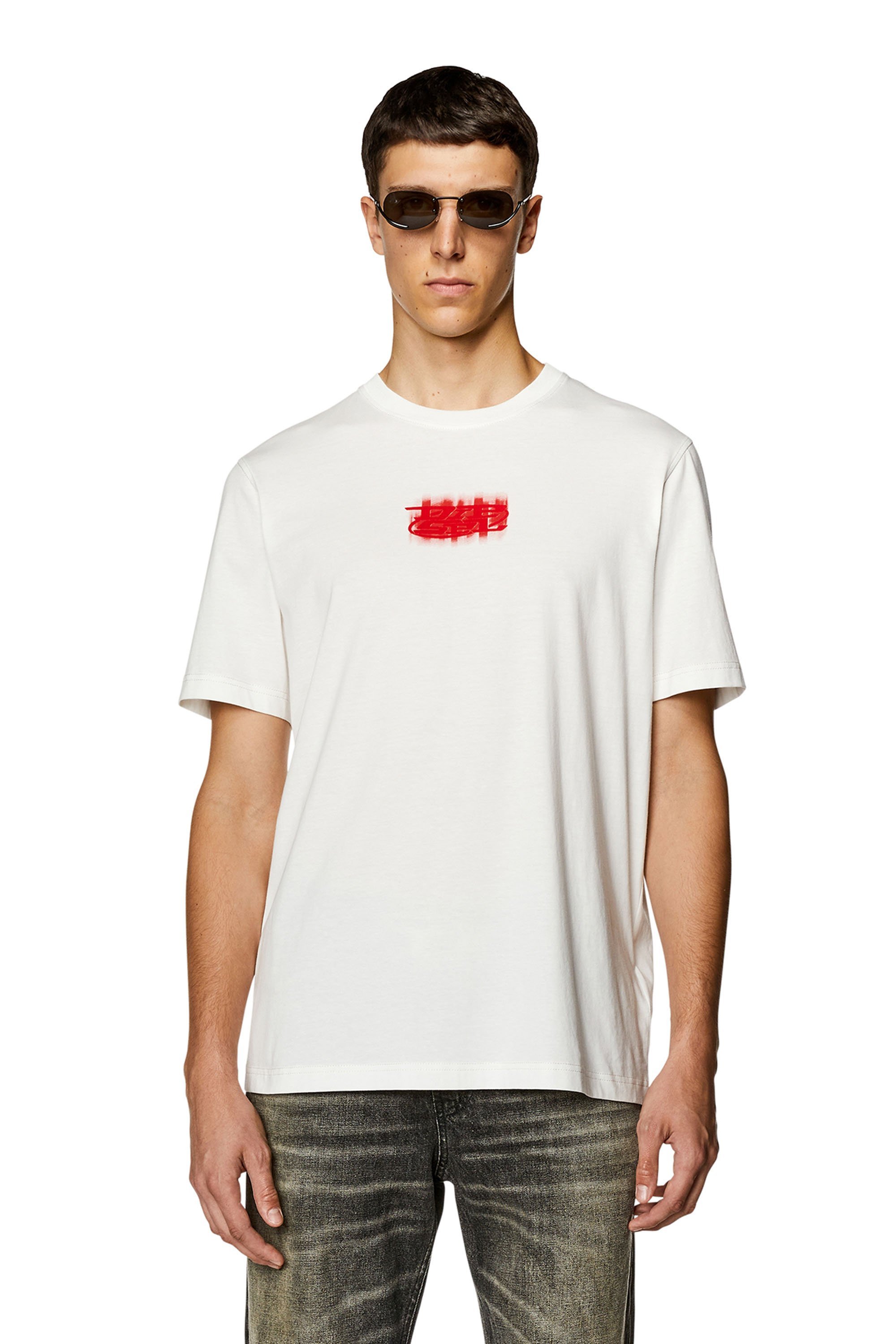 楽天市場】DIESEL ディーゼル クルーネック バックネックロゴ T