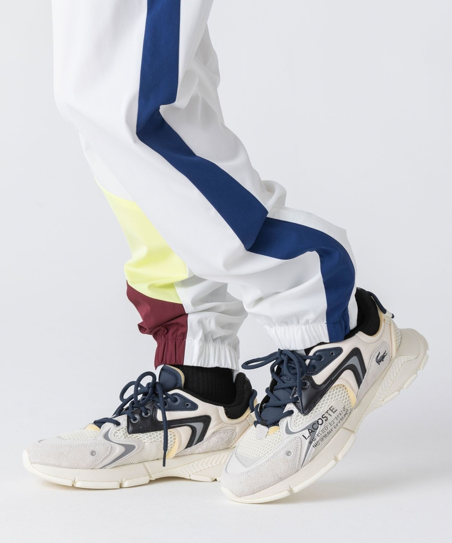 新品 LACOSTE ホワイト メッシュシューズ　お問い合わせください LACOSTE スニーカー レディース L003 NEO SHOT 125 1 SFA ビッグ