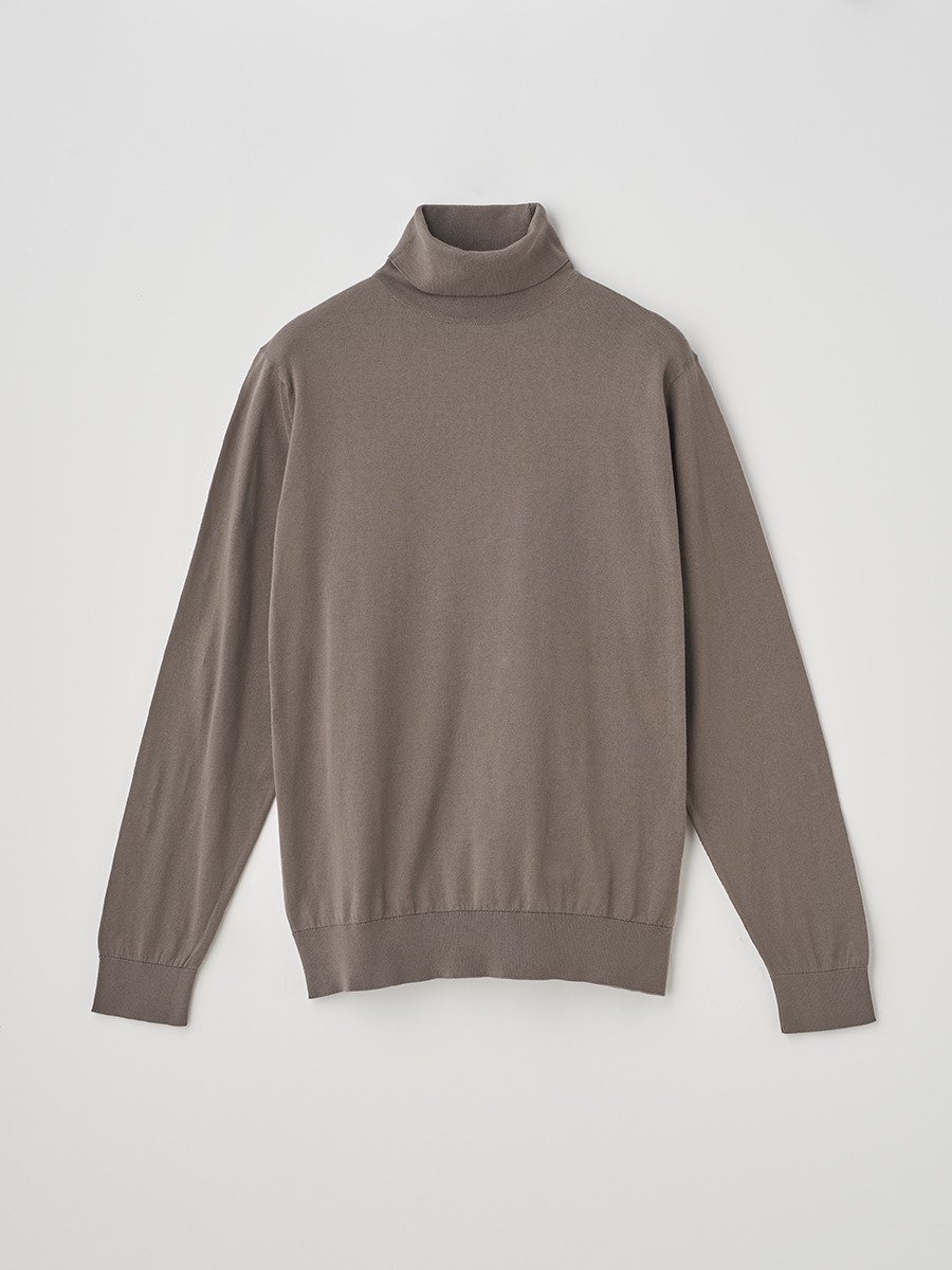 楽天市場】JOHN SMEDLEY タートルネック長袖コットンニットプル