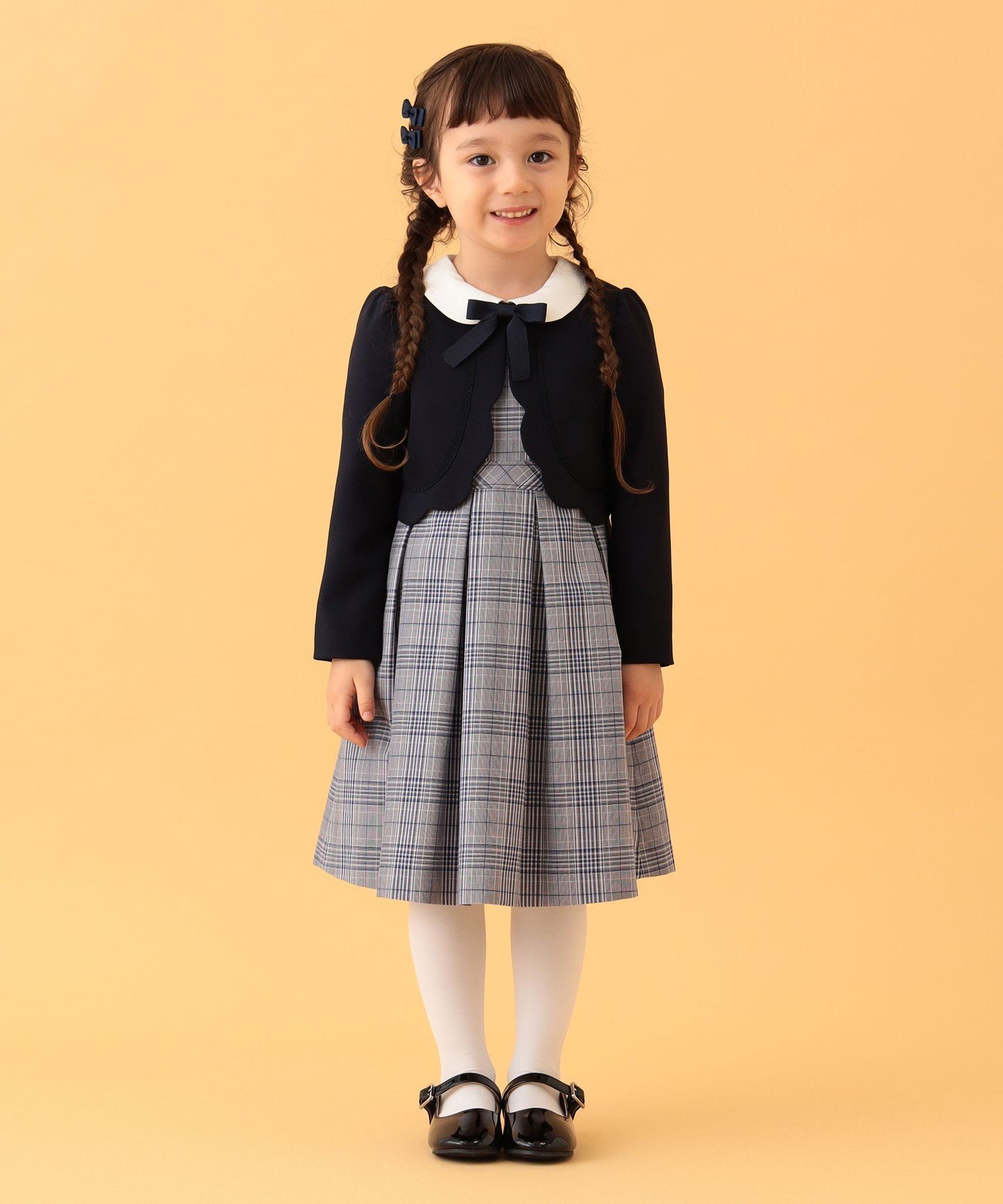 【120cm 美品】BEAMS MINI ワンピースボレロセット　セレモニー SALE／40%OFF】BEAMS mini セレモニー ワンピース + ボレロ セット