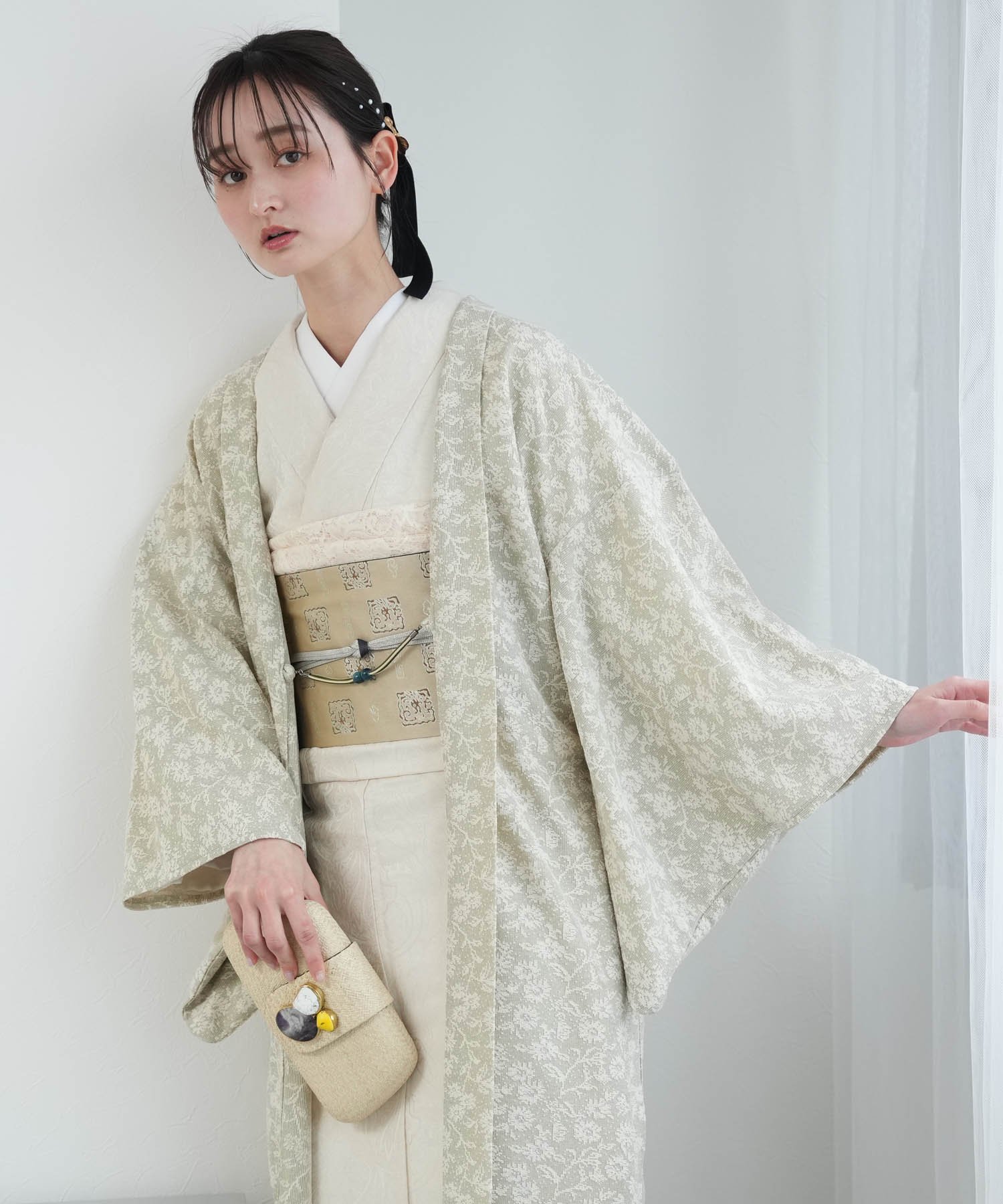 楽天市場】【20％OFF】【ニコアンティーク レース羽織 大正