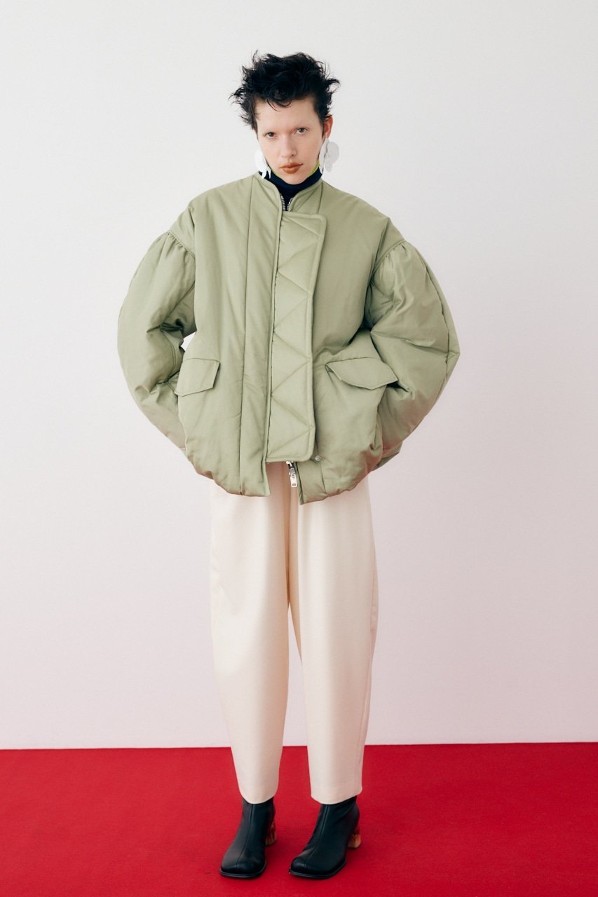 ◆美品◆3万◆パーマネントエイジ◆コットンブルゾン◆白◆シンプル◆ゆったり◆S ESSENTIALS WARDROBE ma1 ma-1 コットンポンチMA-1ブルゾン メンズ