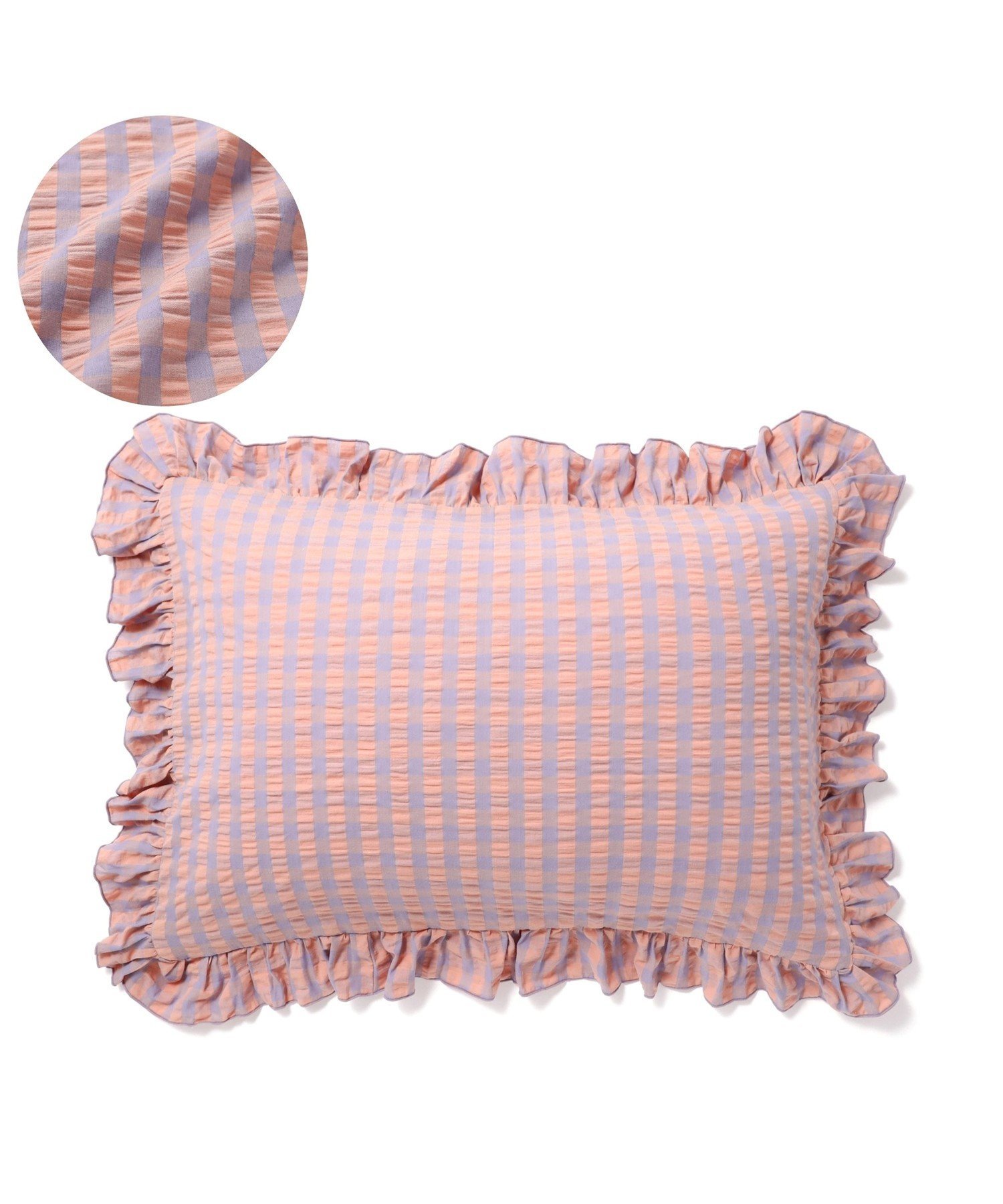 Francfranc WARMY リボンまくらカバー　2点セット Francfranc ベッド 寝具 WARMY ホワモコ リボン まくらカバー